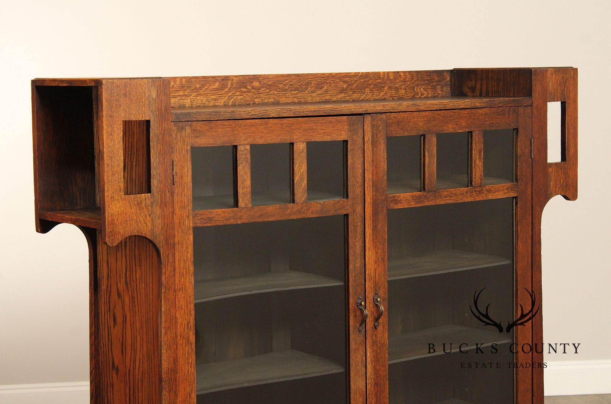 Grand Rapids Antique Mission Oak Bookcase