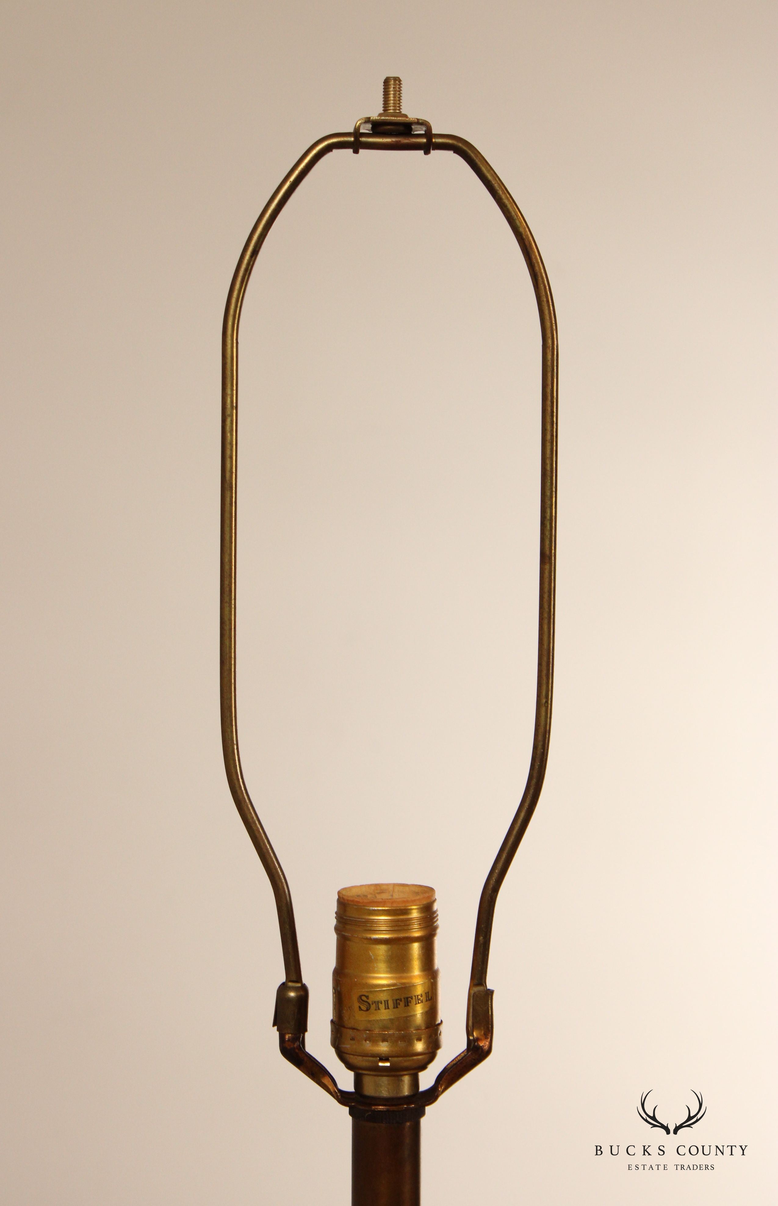 Stiffel Vintage Traditional Brass Urn Form Table Lamp