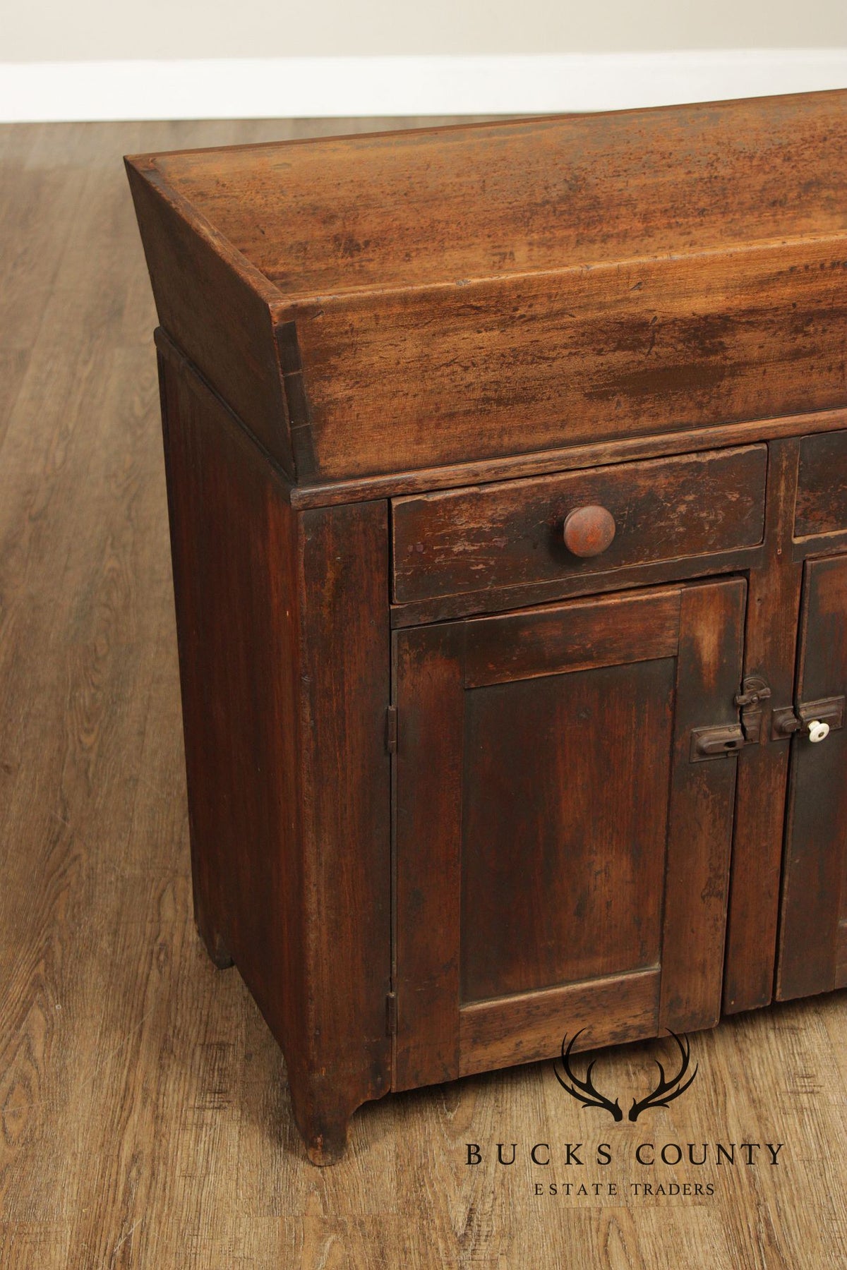 Antique Primitive Dry Sink Washstand Cabinet