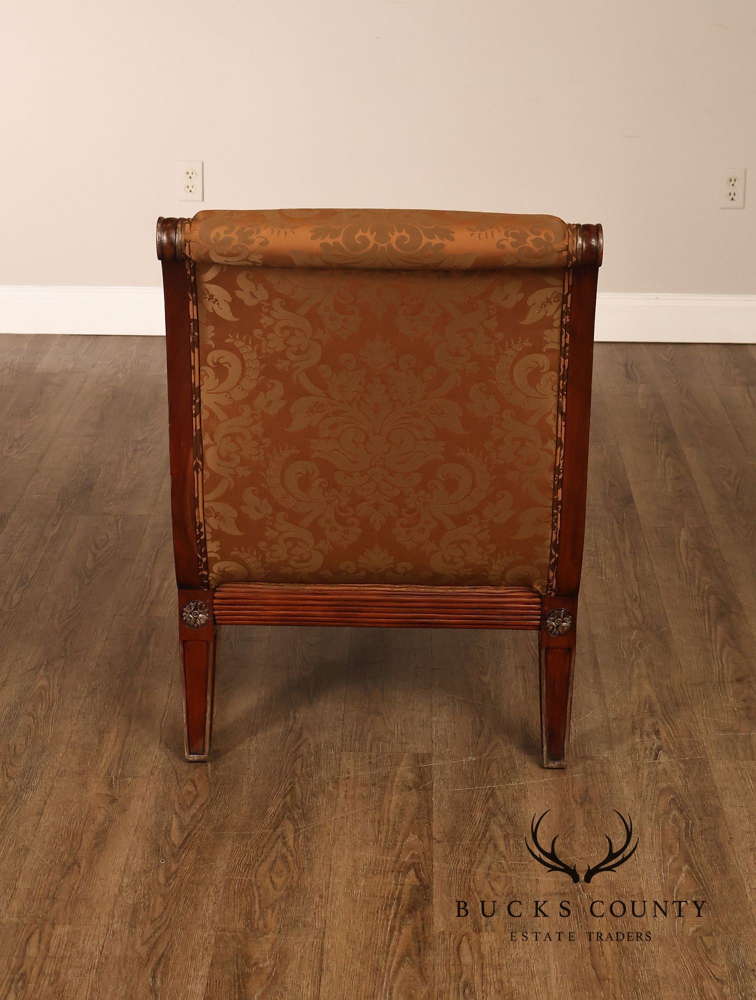 Regency Style Carved Frame Armchair