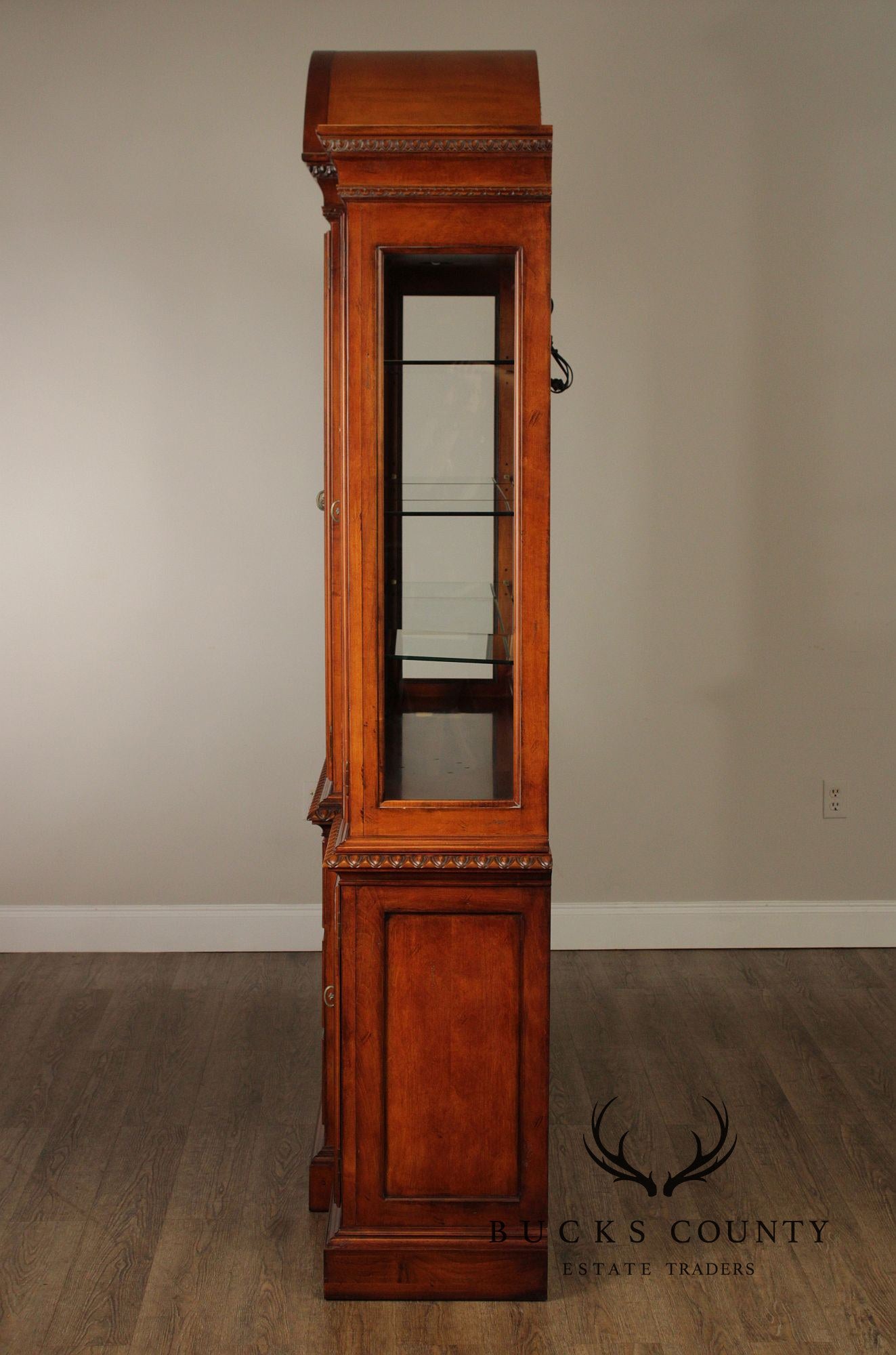 Hickory White Four Door China Cabinet