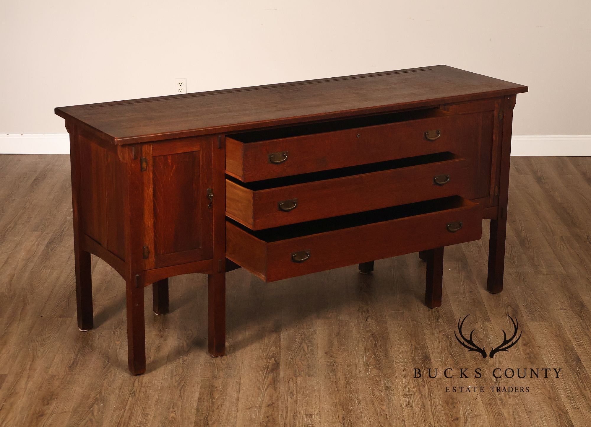 Limbert Antique Mission Style Oak Sideboard