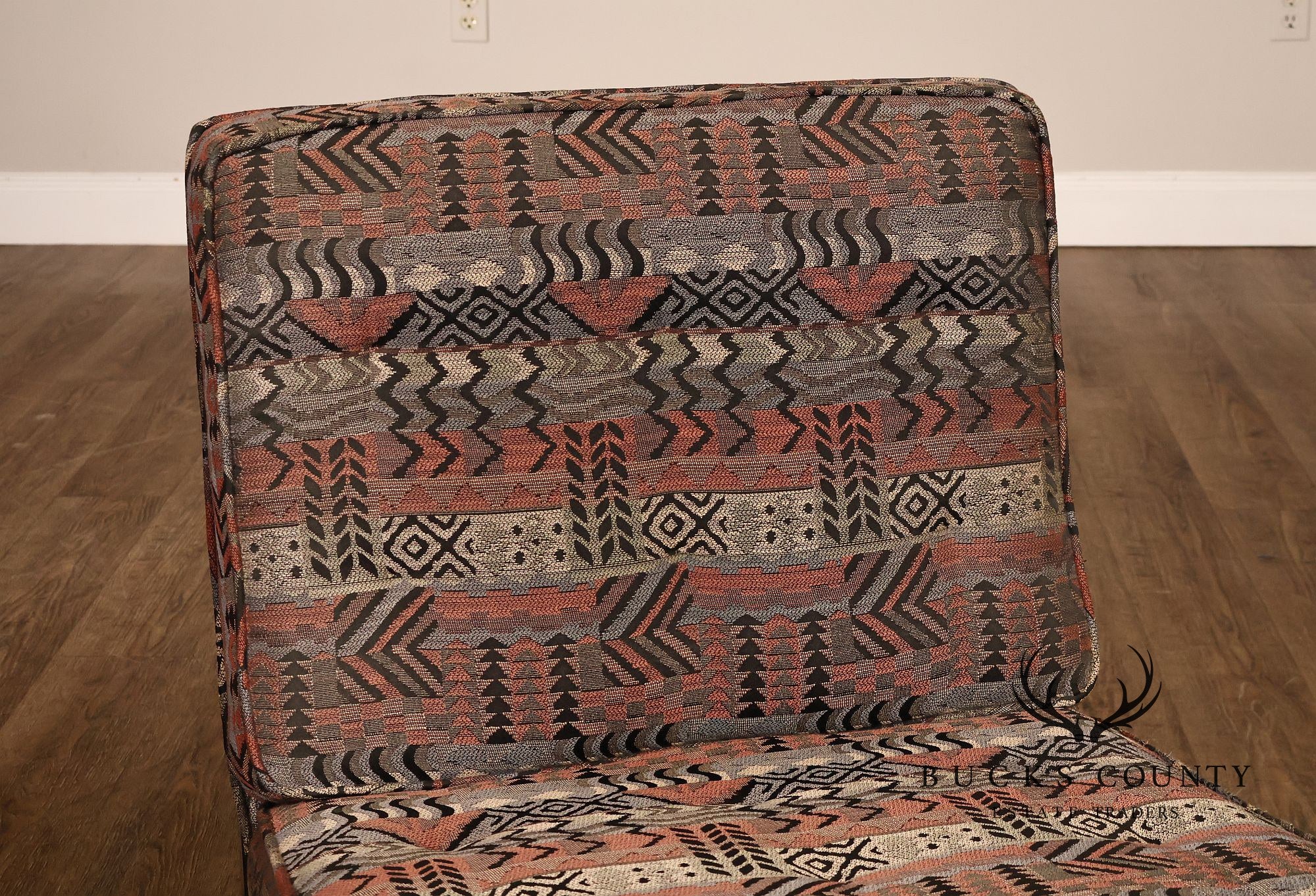 Florence Knoll Mid Century Modern Pair of Chrome Lounge Chairs