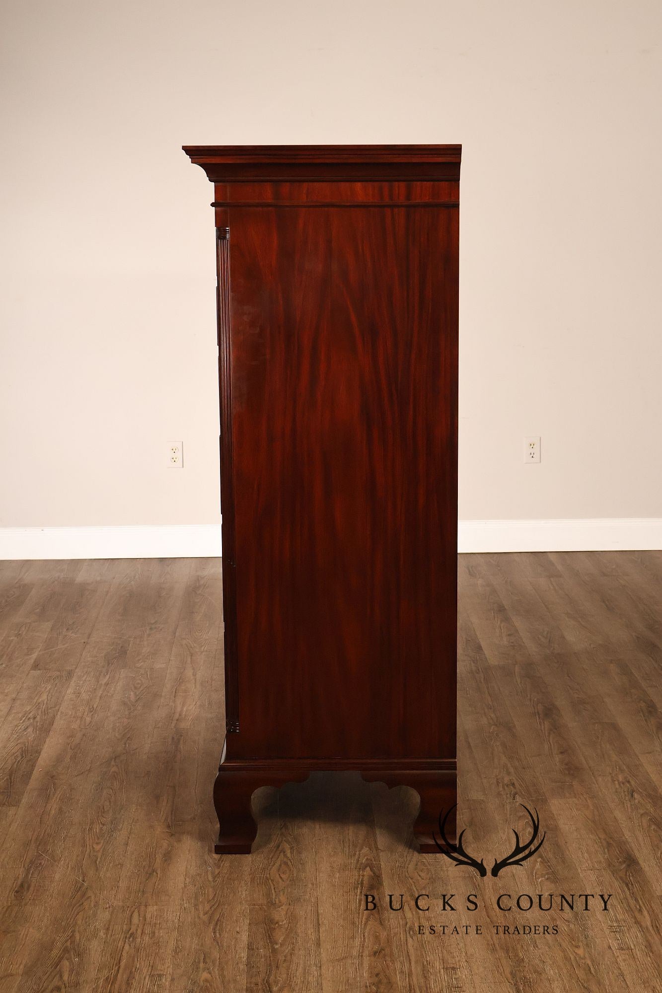 Henkel Harris Chippendale Style Mahogany Tall Chest