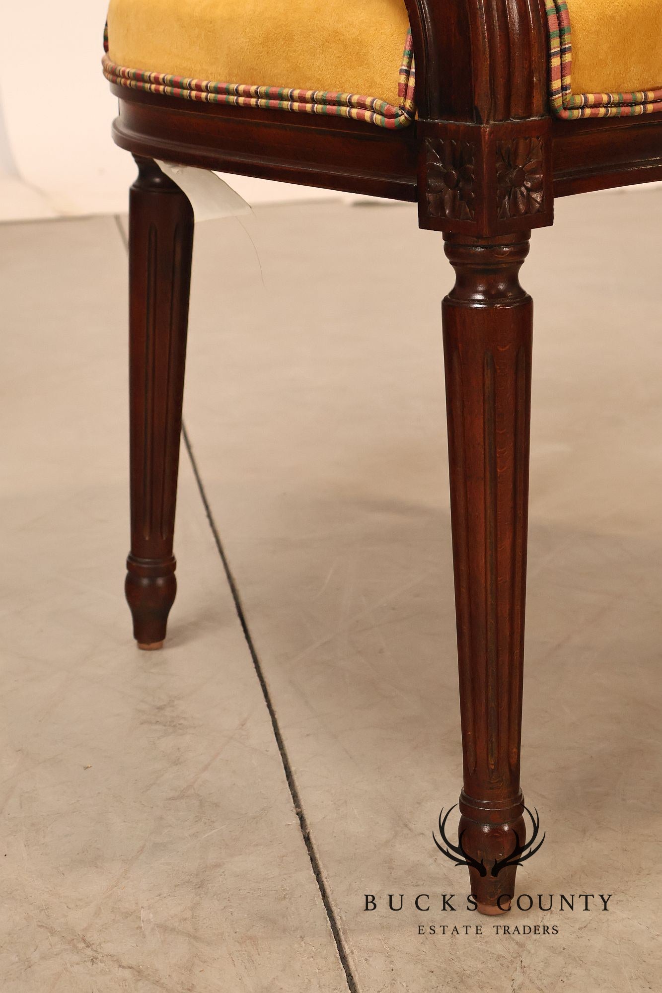Century Furniture French Louis XVI Style Set of Ten Oval Back Dining Chairs