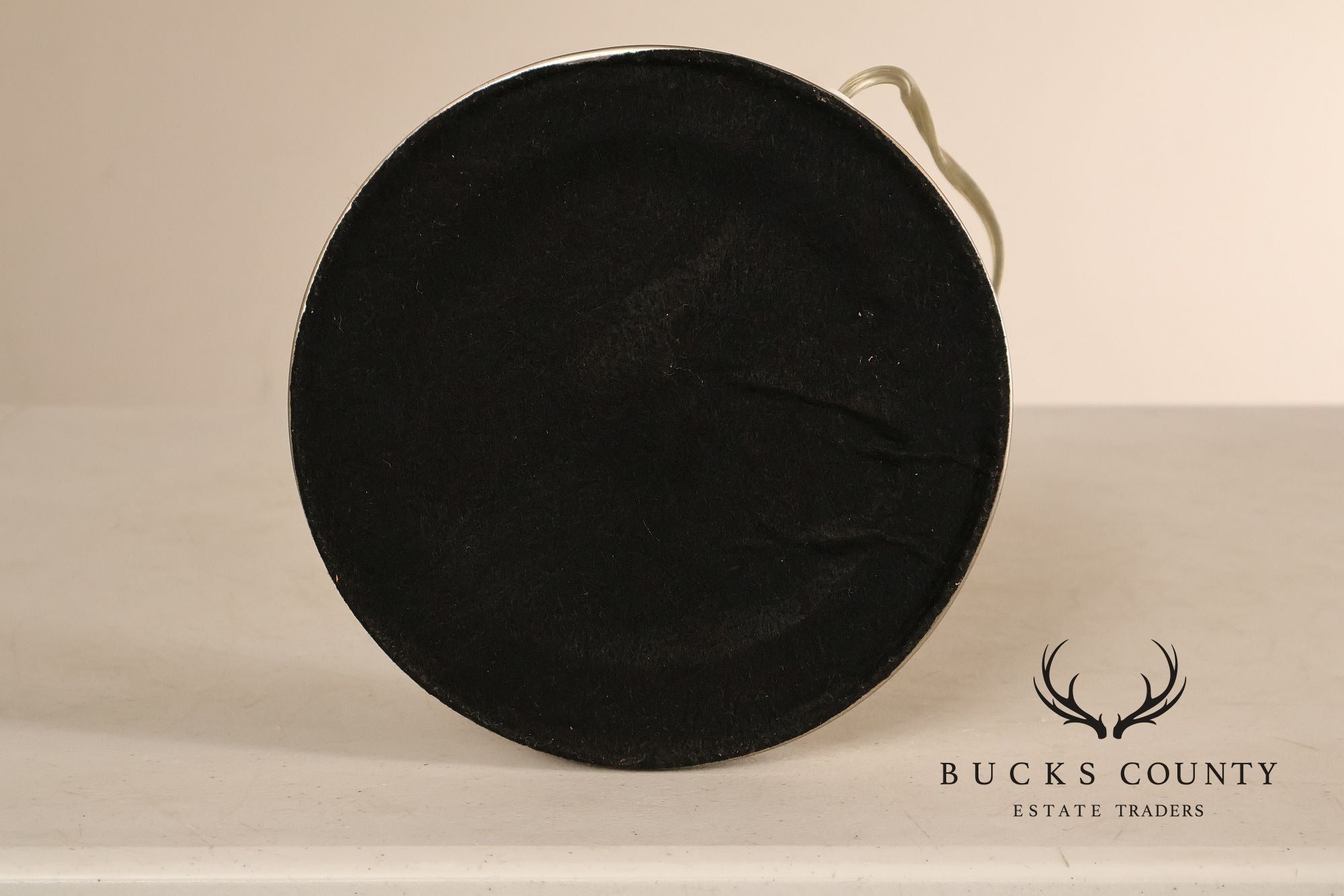 Contemporary Nickel Cantilever Table Lamp