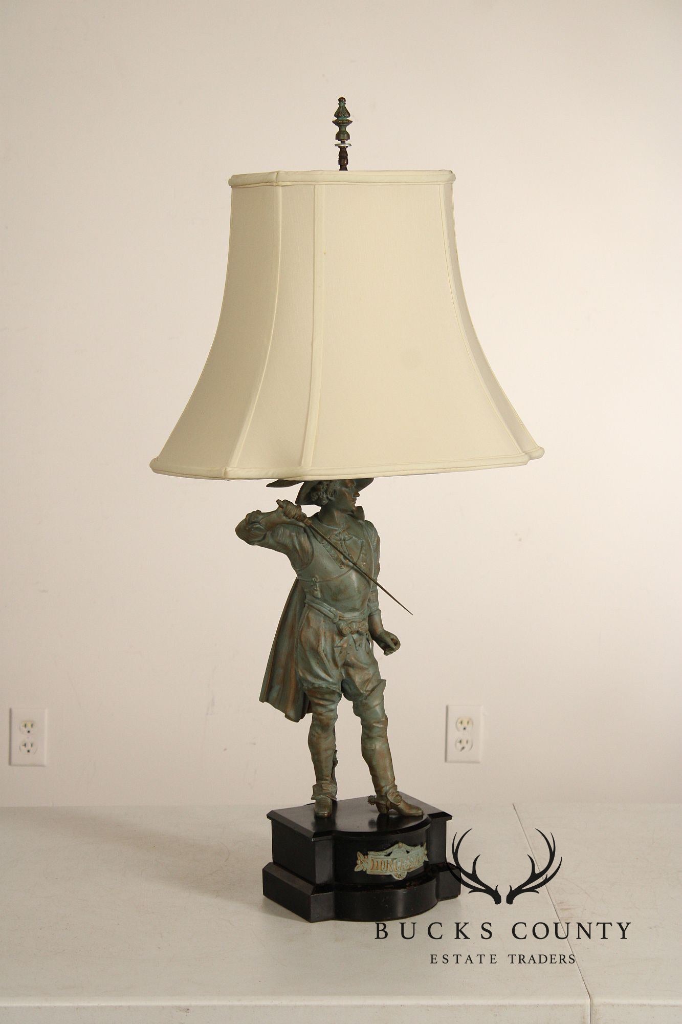 Vintage Pair of Figural Table Lamps