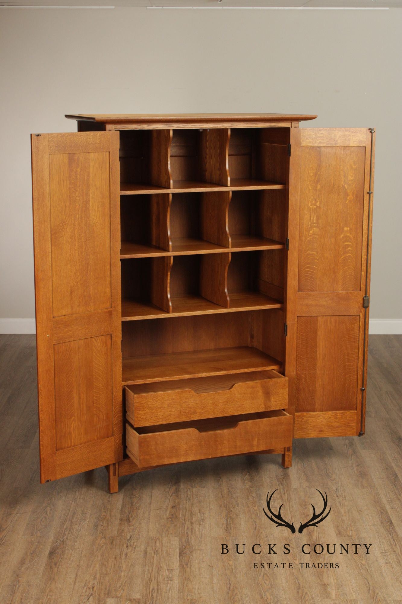 Stickley Mission Collection Oak Wardrobe Armoire