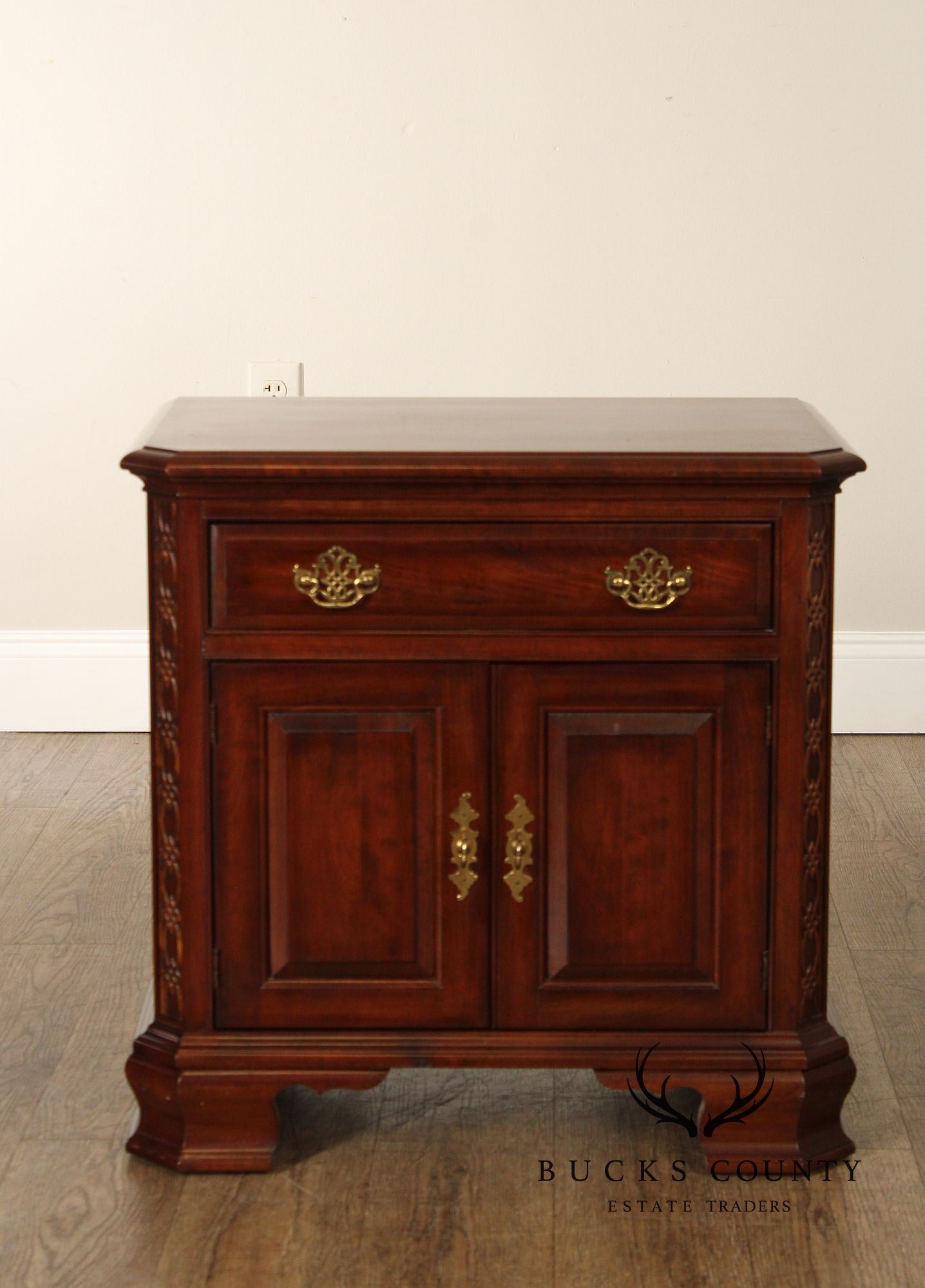 Pennsylvania House Chippendale Style Cherry Nightstand