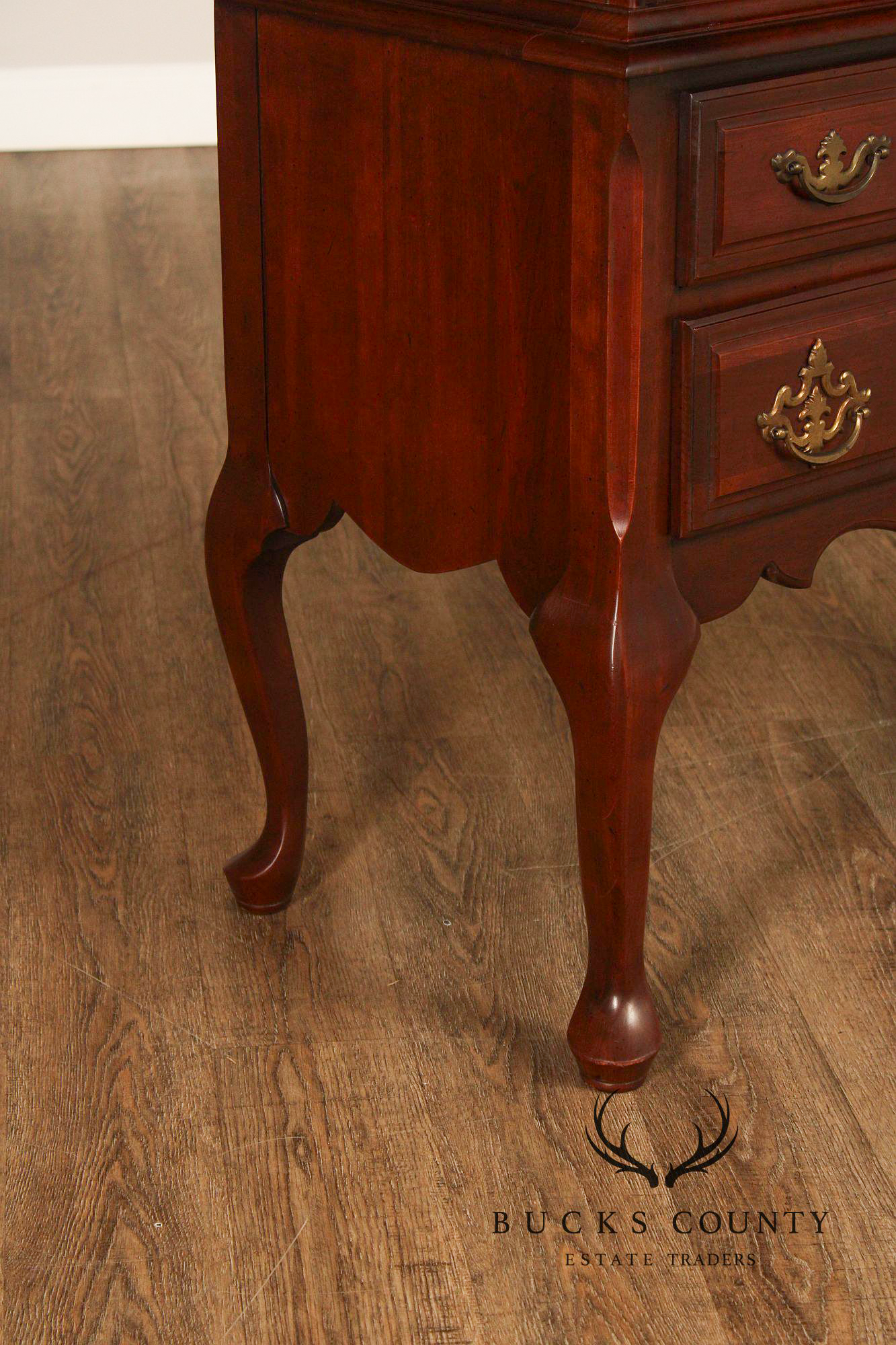 Queen Anne Style Mahogany Highboy Chest