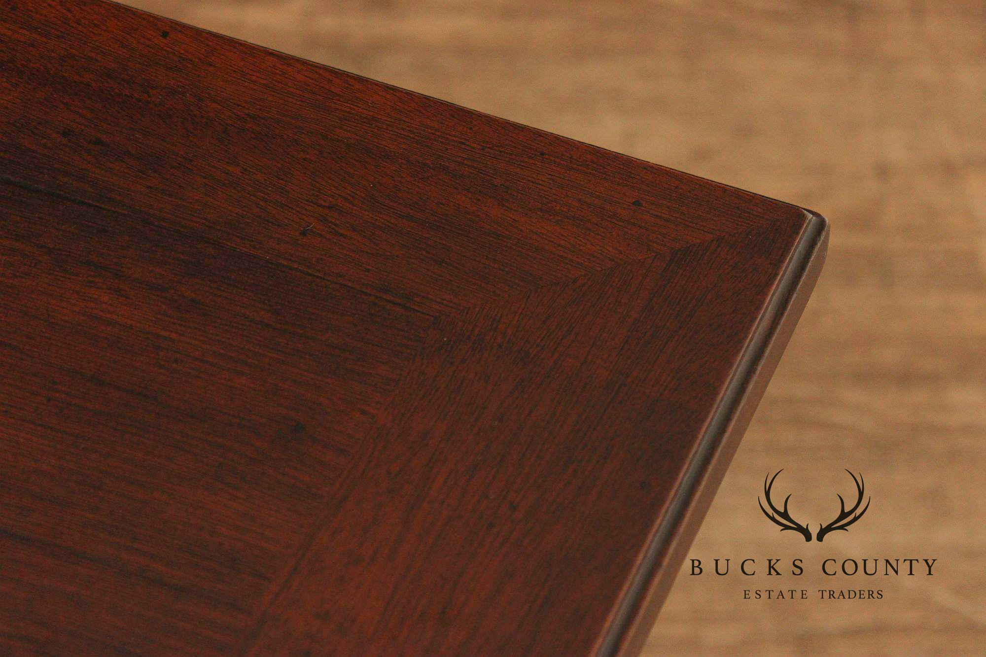 Ralph Lauren 42 Inch Square Mahogany Coffee Table