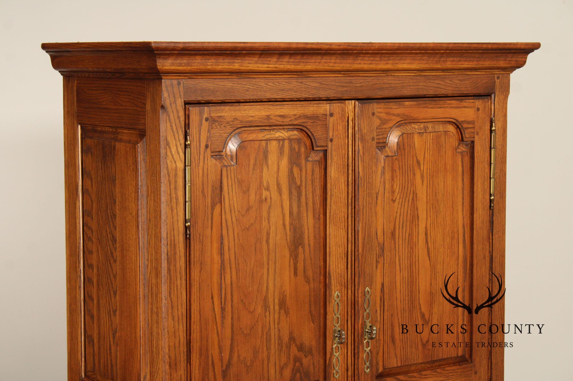 Ethan Allen Vintage Solid Oak Armoire