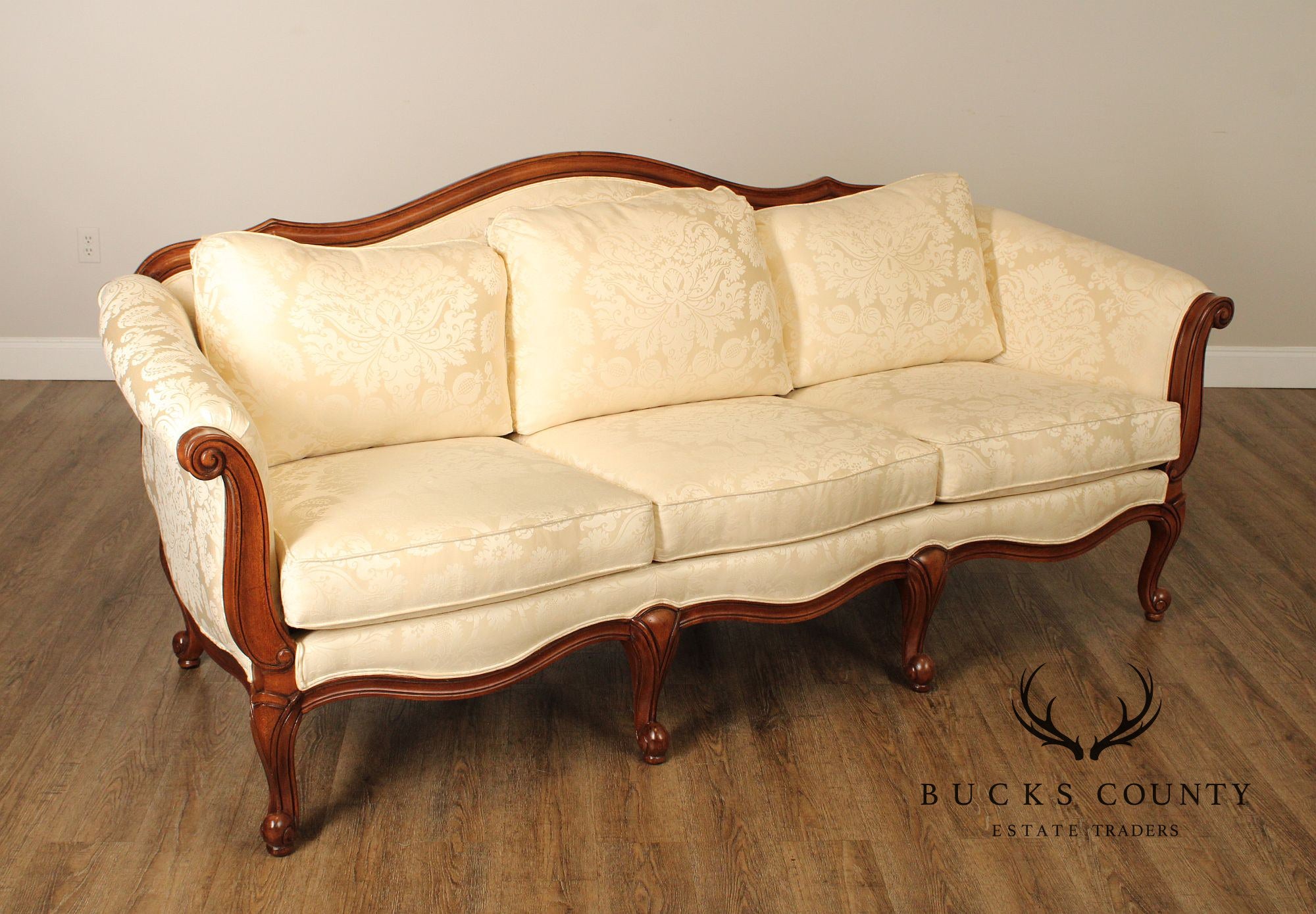 Ethan Allen French Louis XV Style Evette Sofa