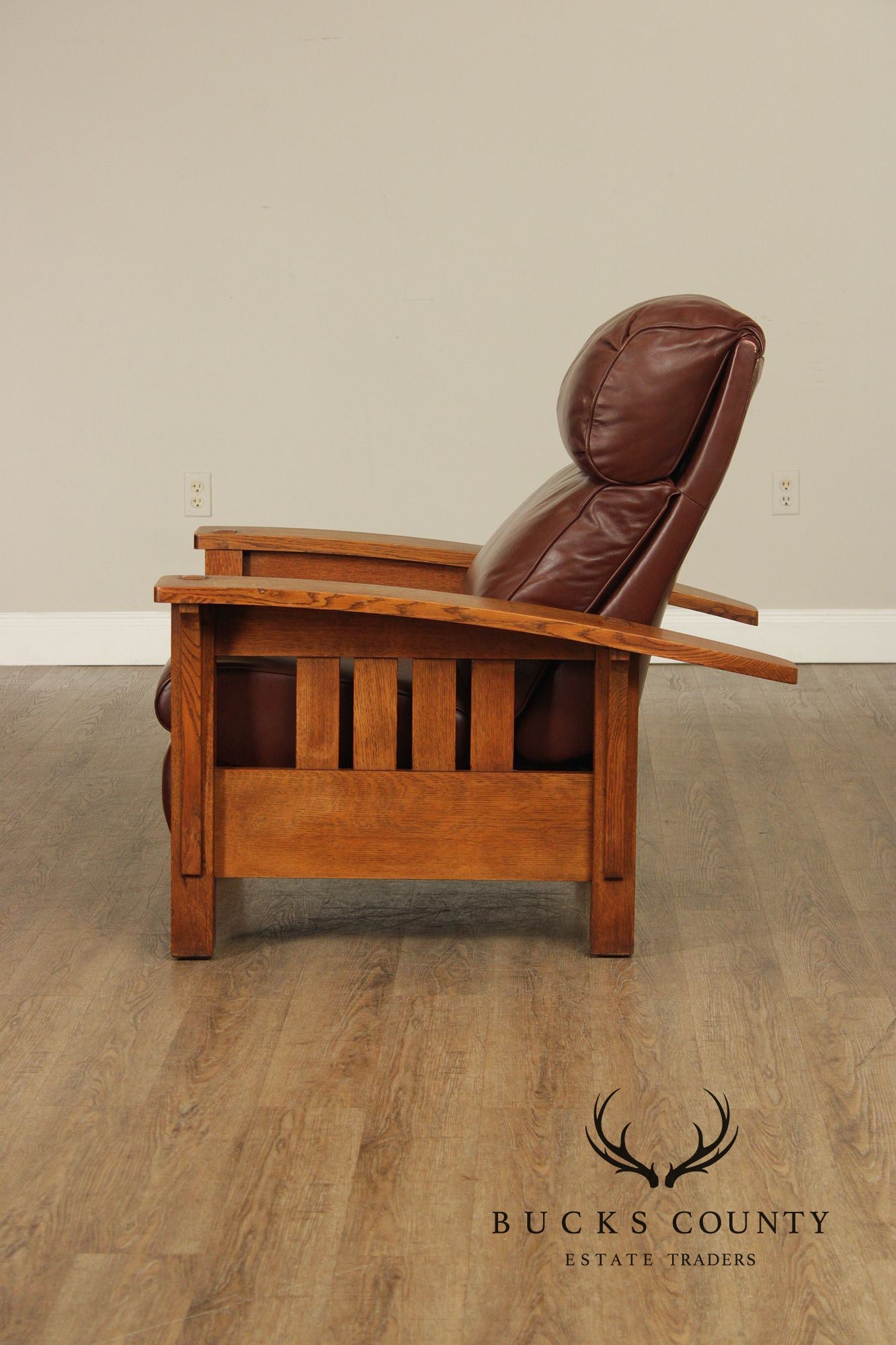 Stickley Mission Collection Oak Recliner