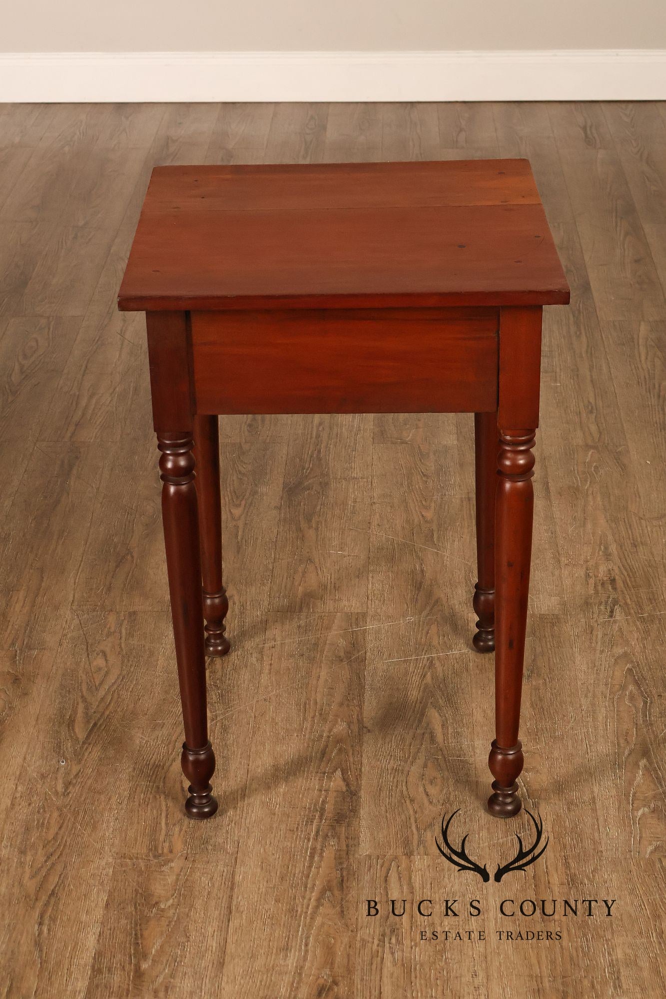 Antique American Empire Poplar Work Table
