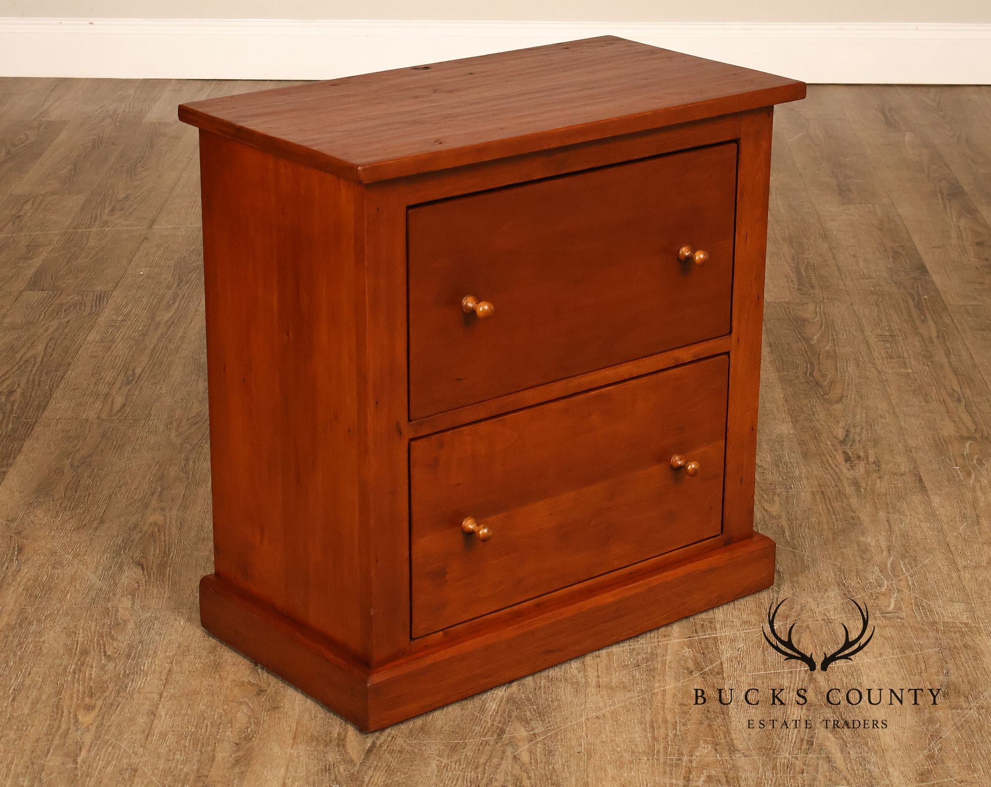 Stephen Von Hohen Shaker Style Cherry Two-Drawer Chest