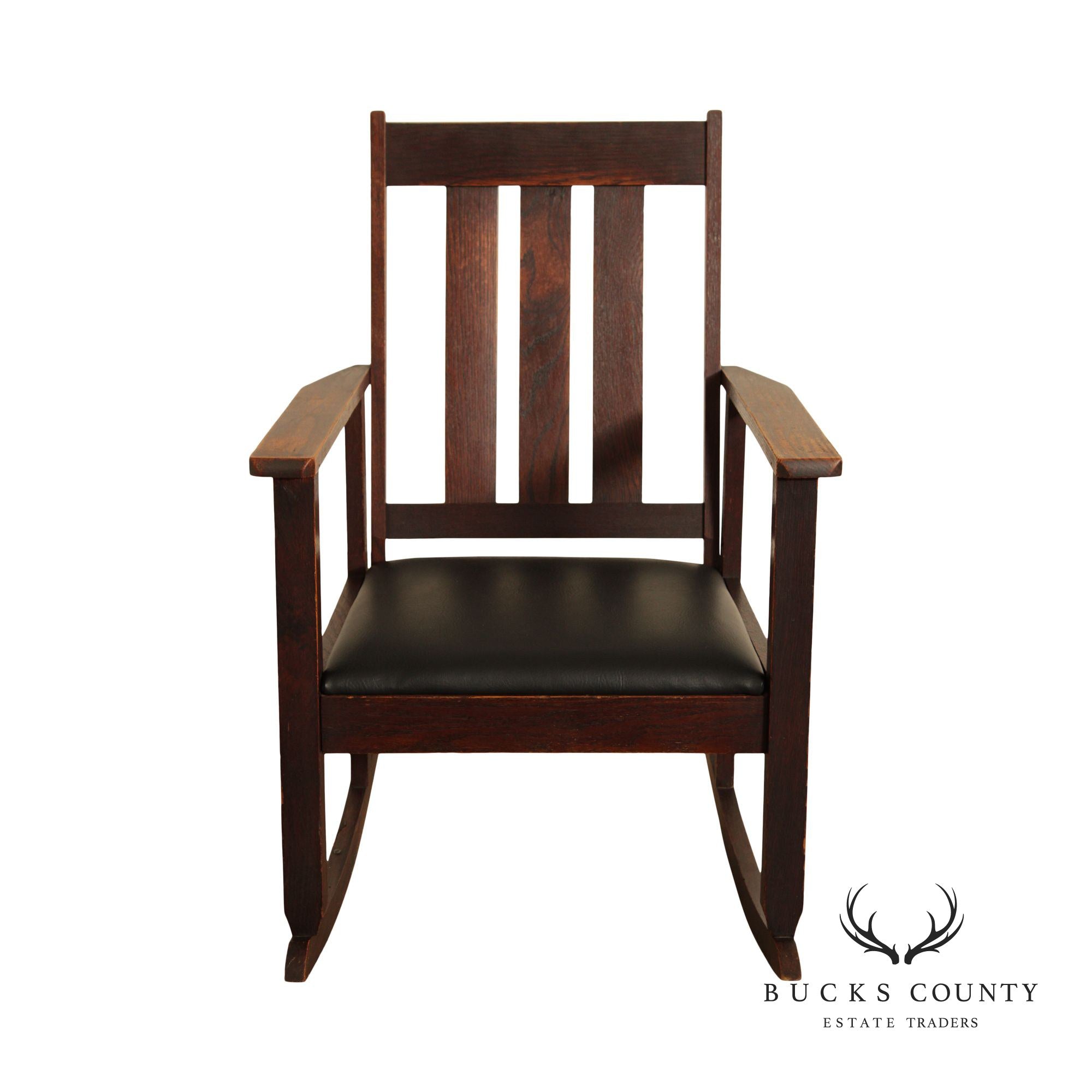 Antique Mission Oak Rocking Chair