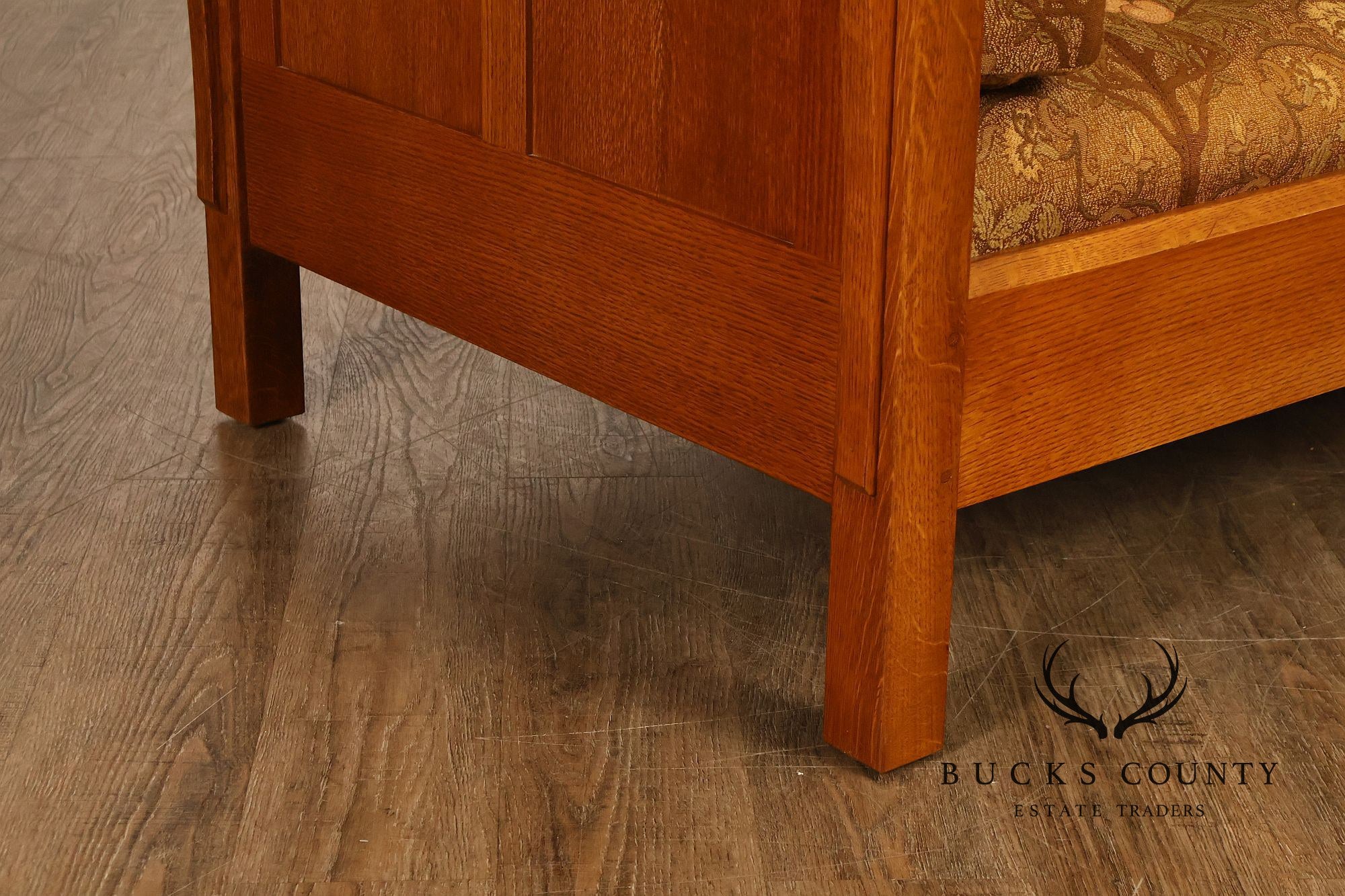 Stickley Mission Collection Oak Prairie Settle