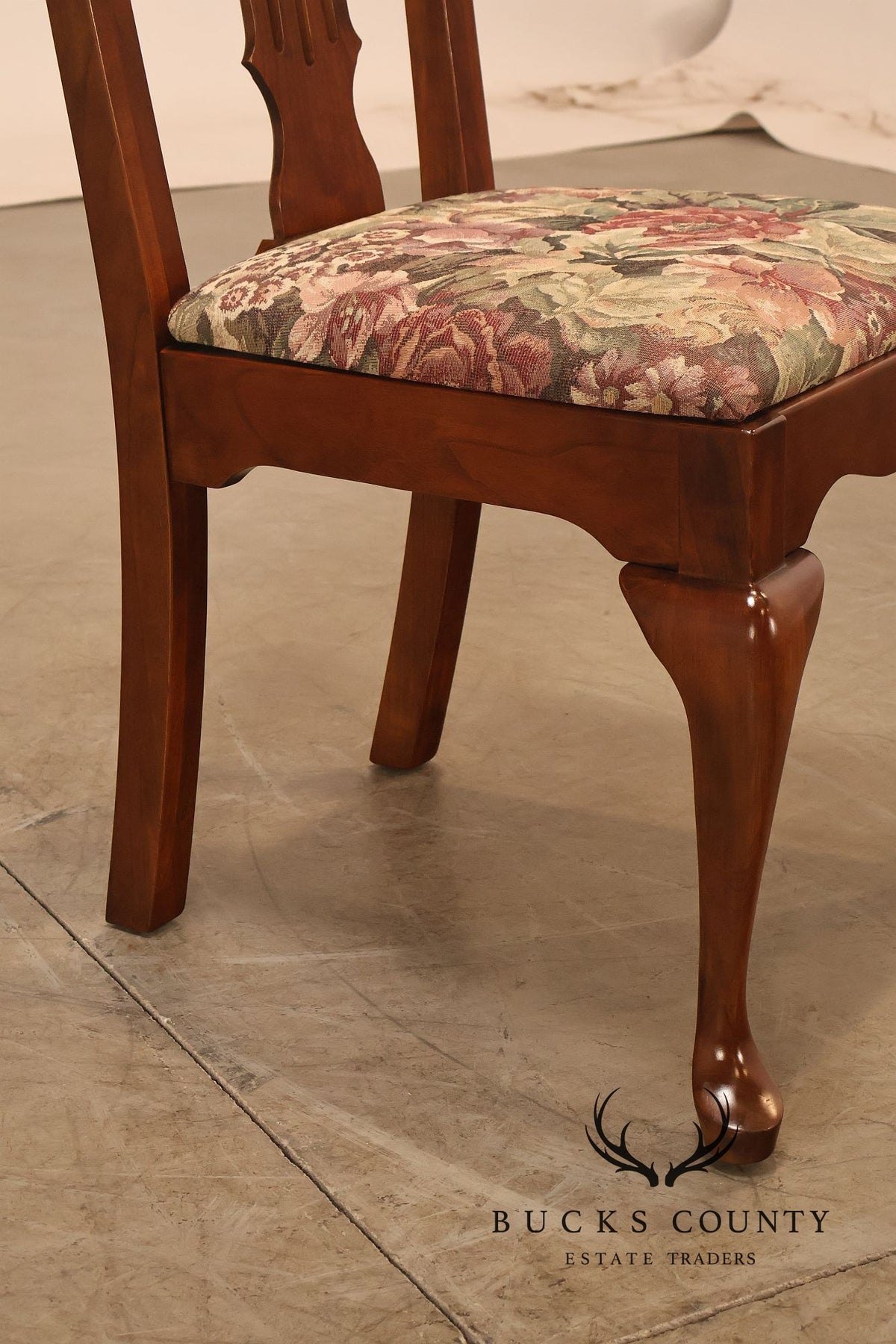 Pennsylvania House Chippendale Style Set of Six Cherry Dining Chairs