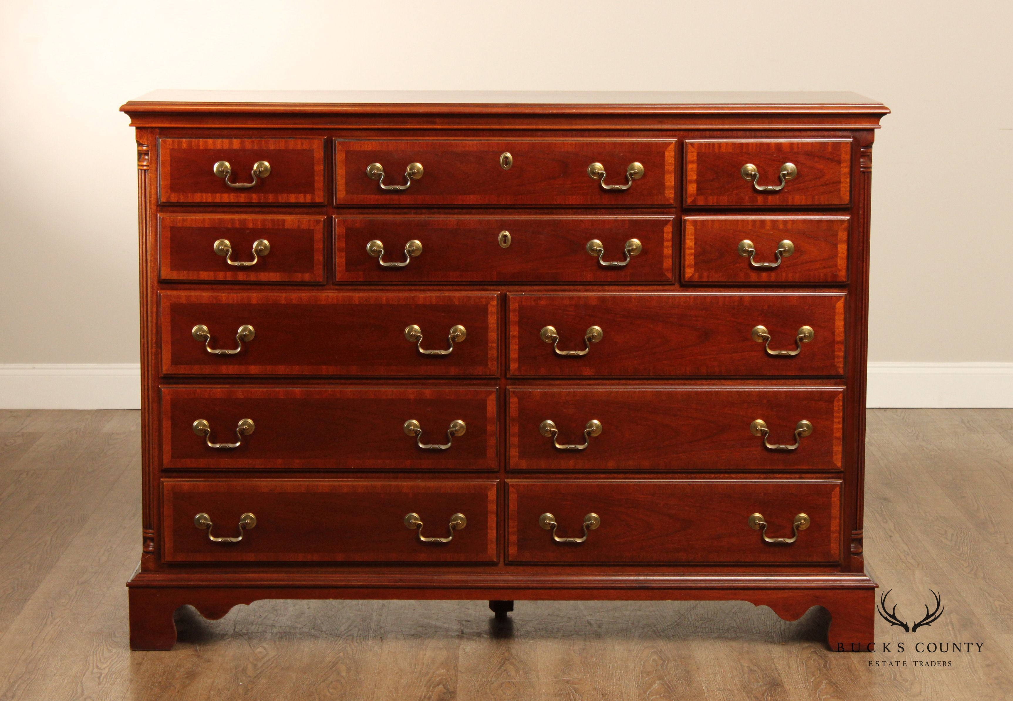 Lexington Georgian Style Cherry Double Chest