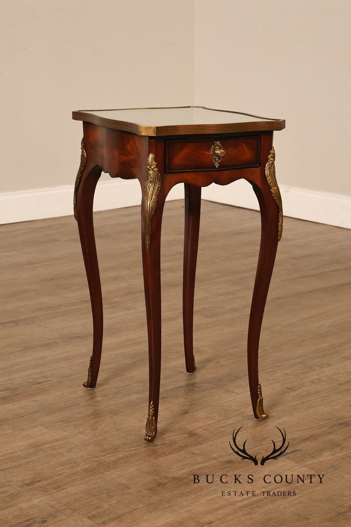 Theodore Alexander 18th Century Style Mahogany Lamp Table