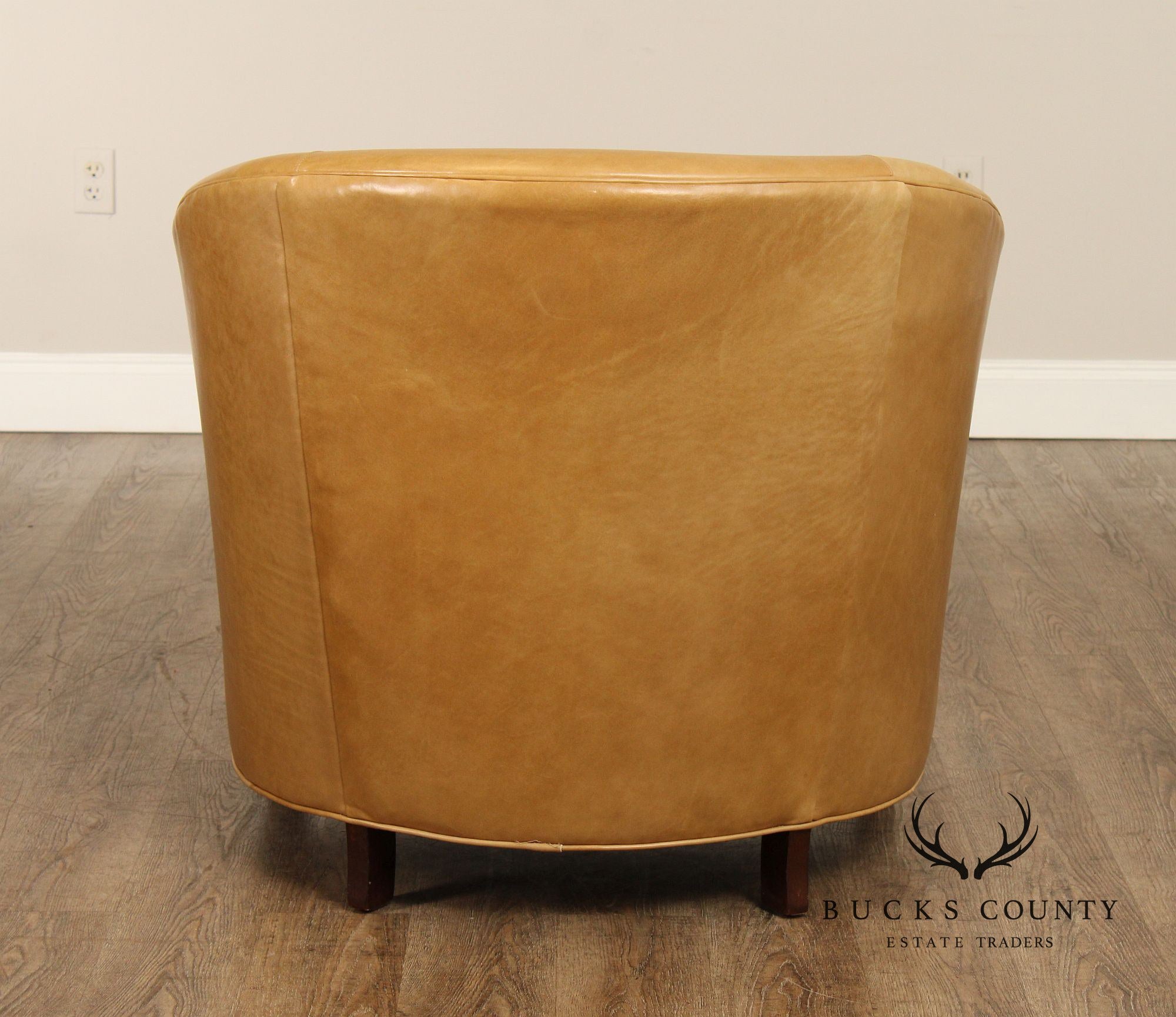 C.R. Laine Leather Club Chair