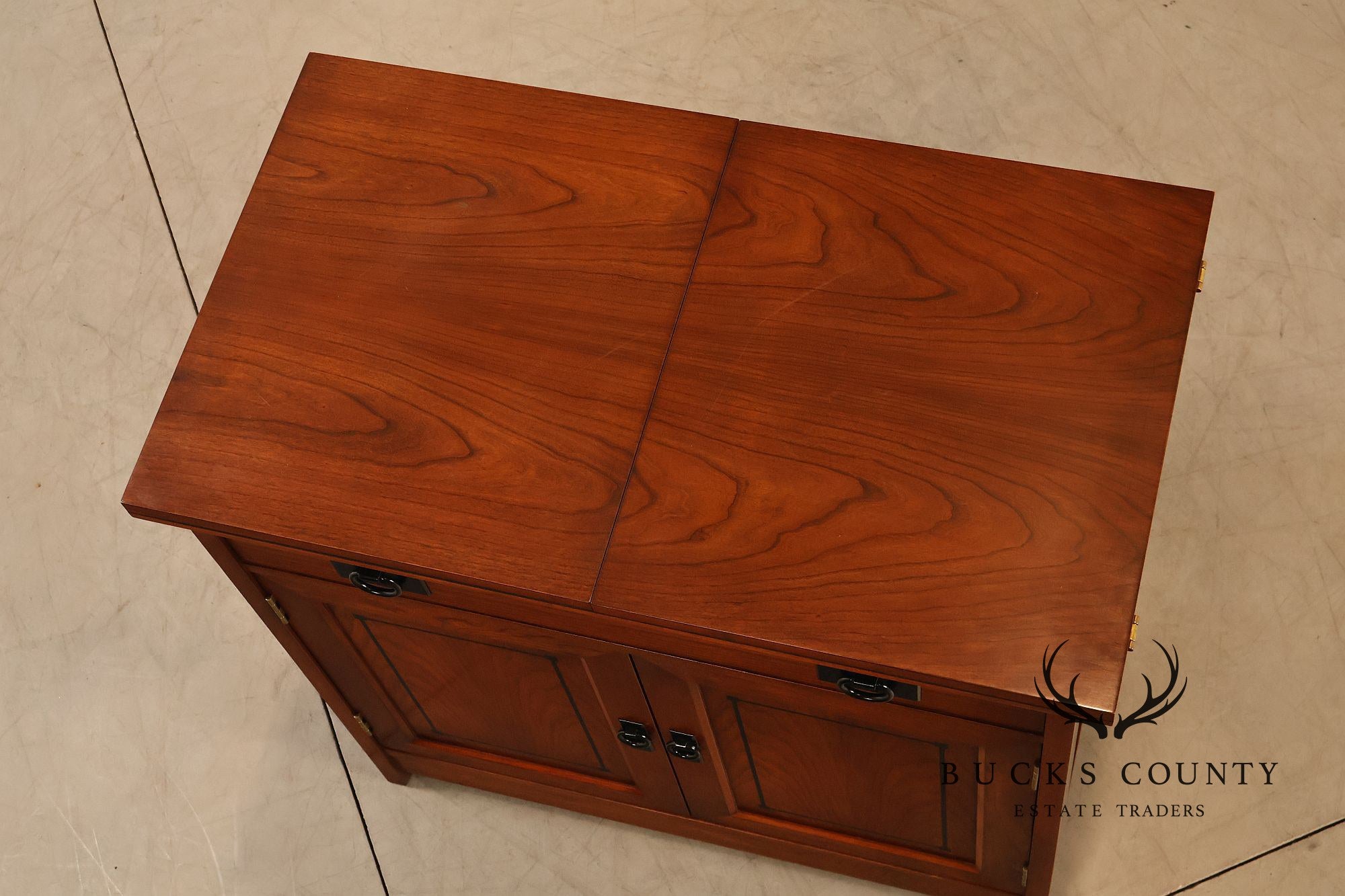 Stickley 21st Century Collection Cherry Mobile Server