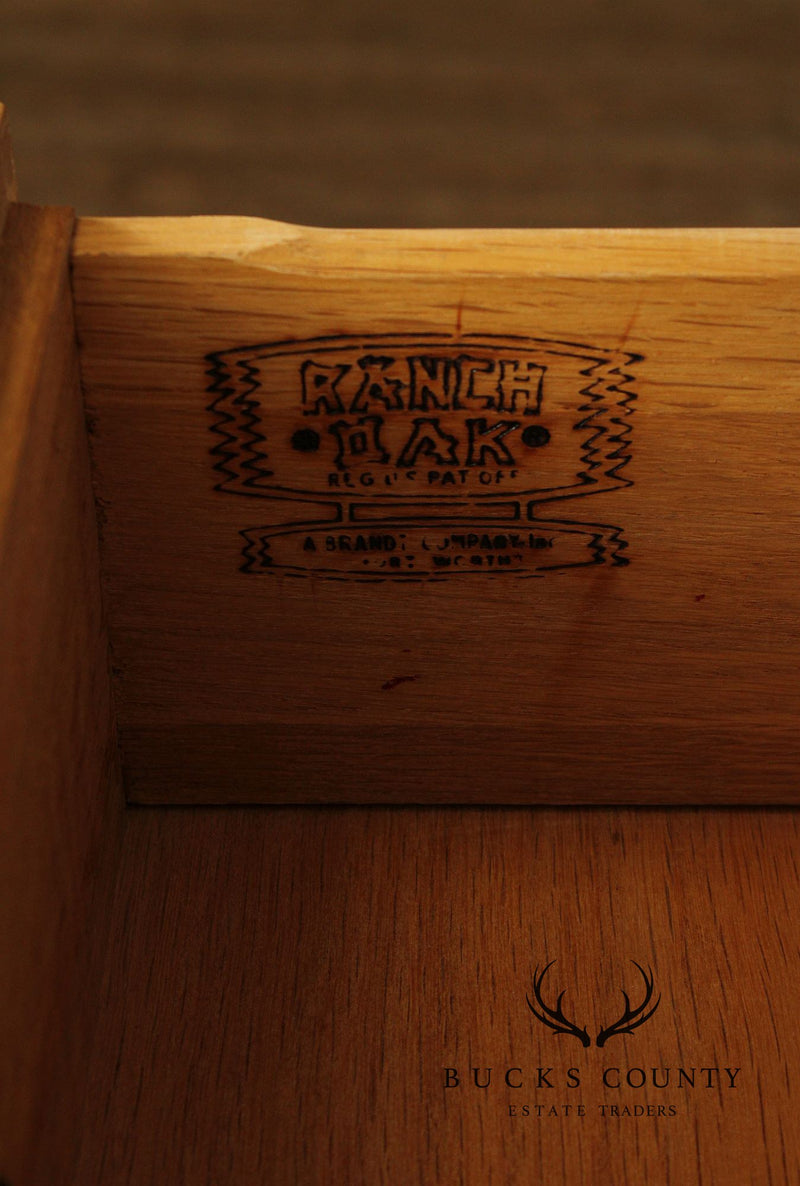 Brandt Ranch Oak Vintage Chest of Drawers