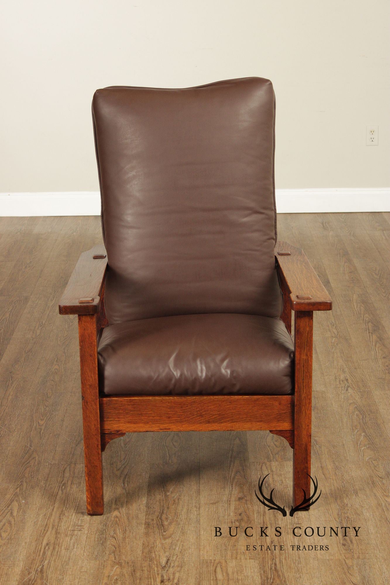 Stickley Brothers Antique Mission Oak Morris Chair