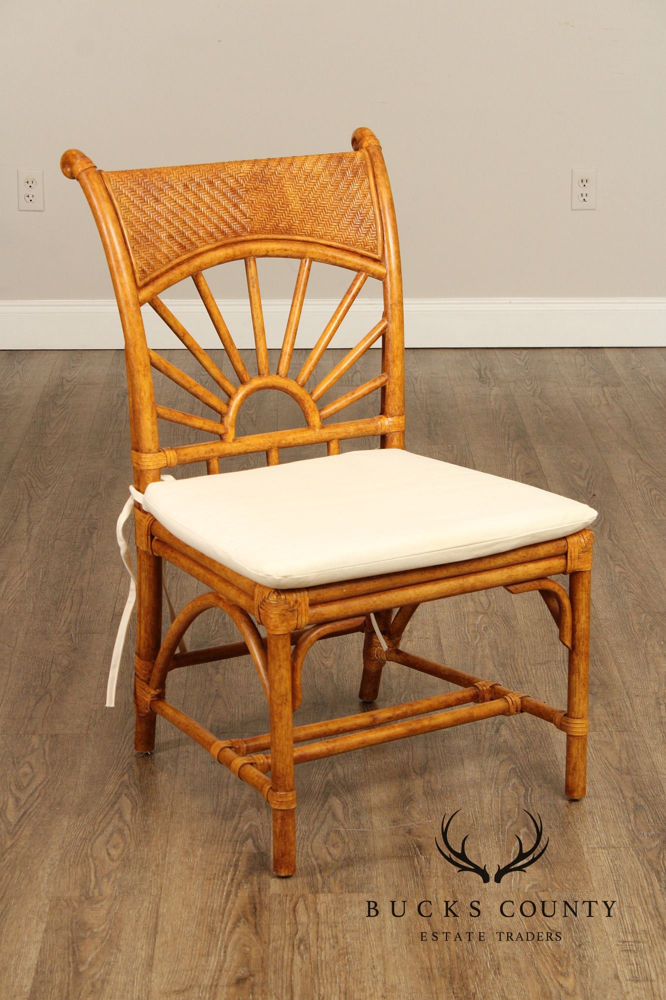 Lexington Furniture Set of Four Rattan Dining Chairs