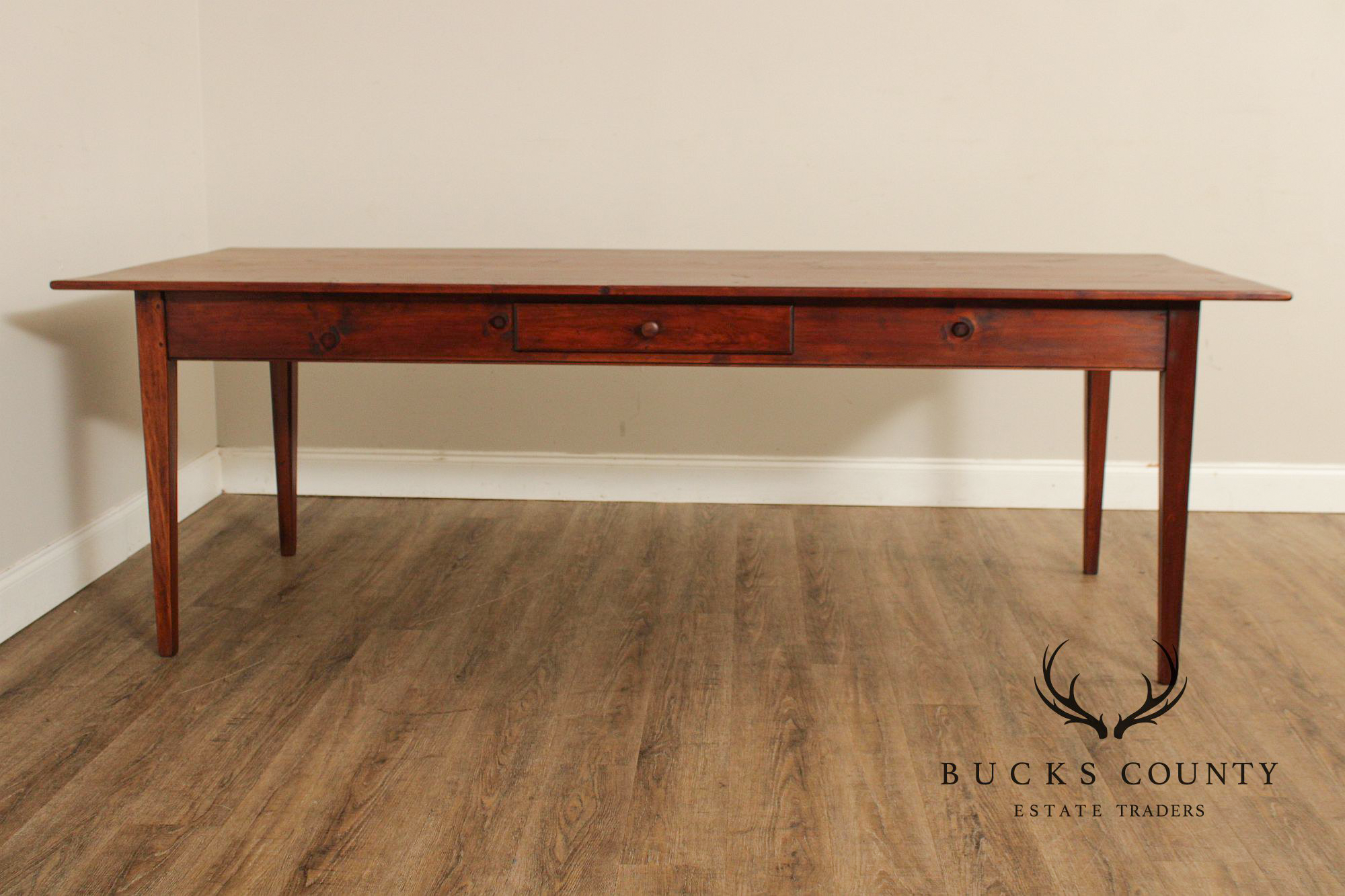 Custom Farmhouse Pine Dining Table