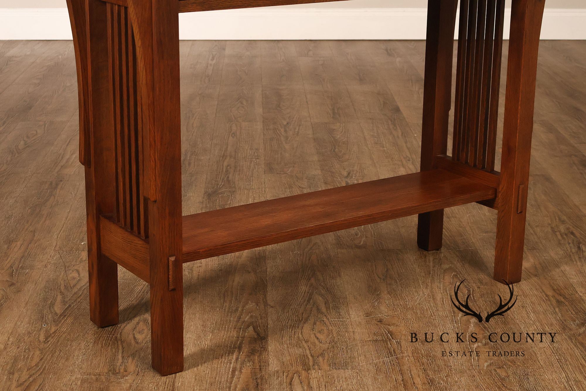 Stickley Mission Collection Oak Console Table