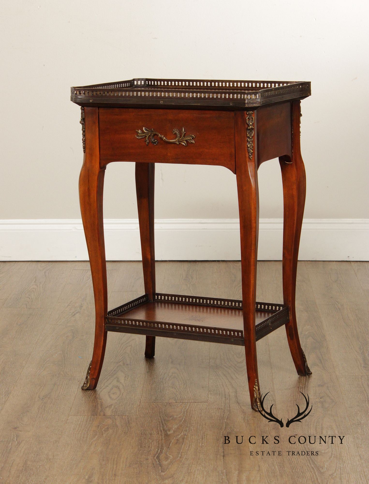 Theodore Alexander Louis XV Style Two-Tier Side Table