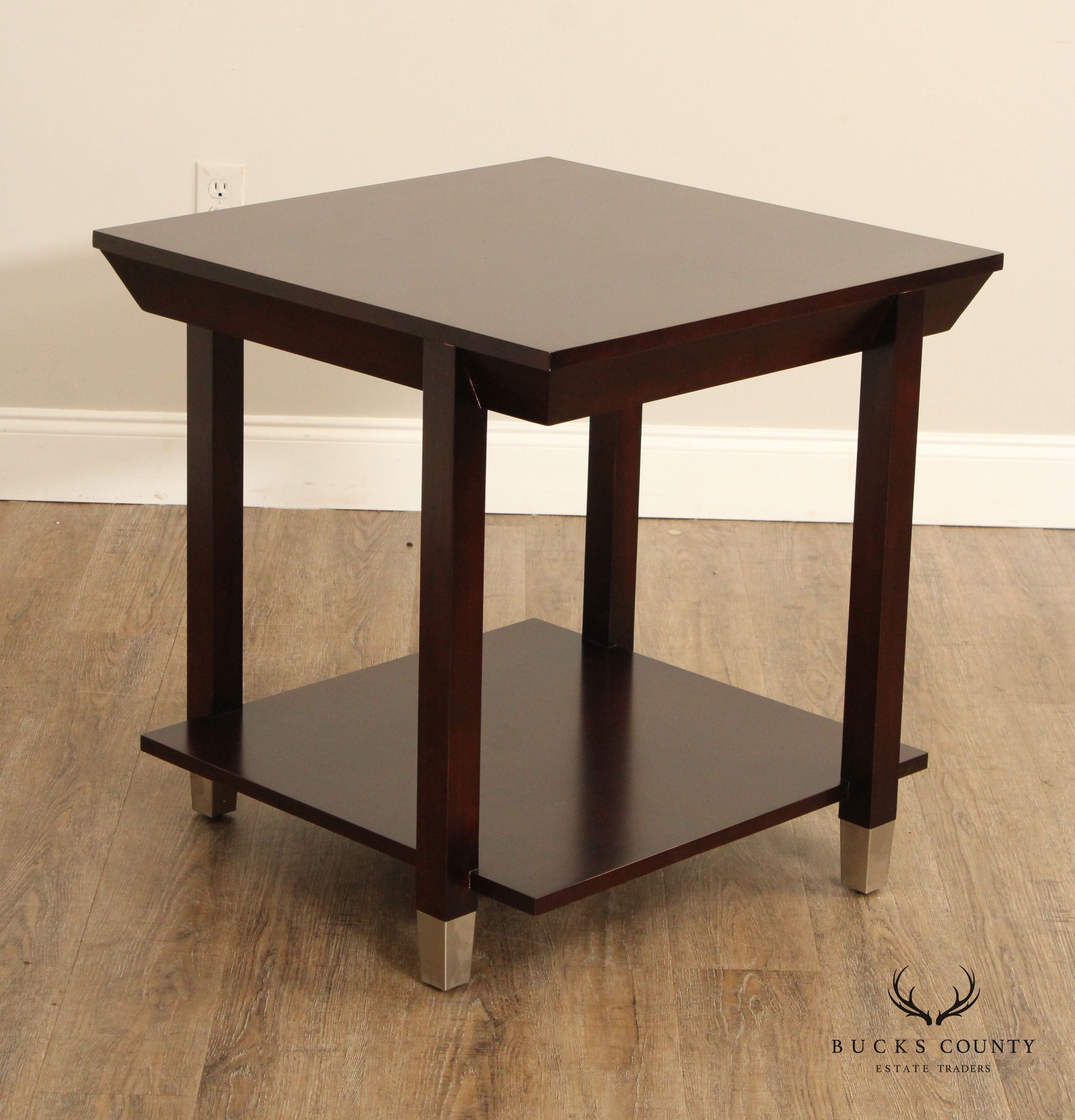 CTH Sherrill Occasional Contemporary Pair of End Tables