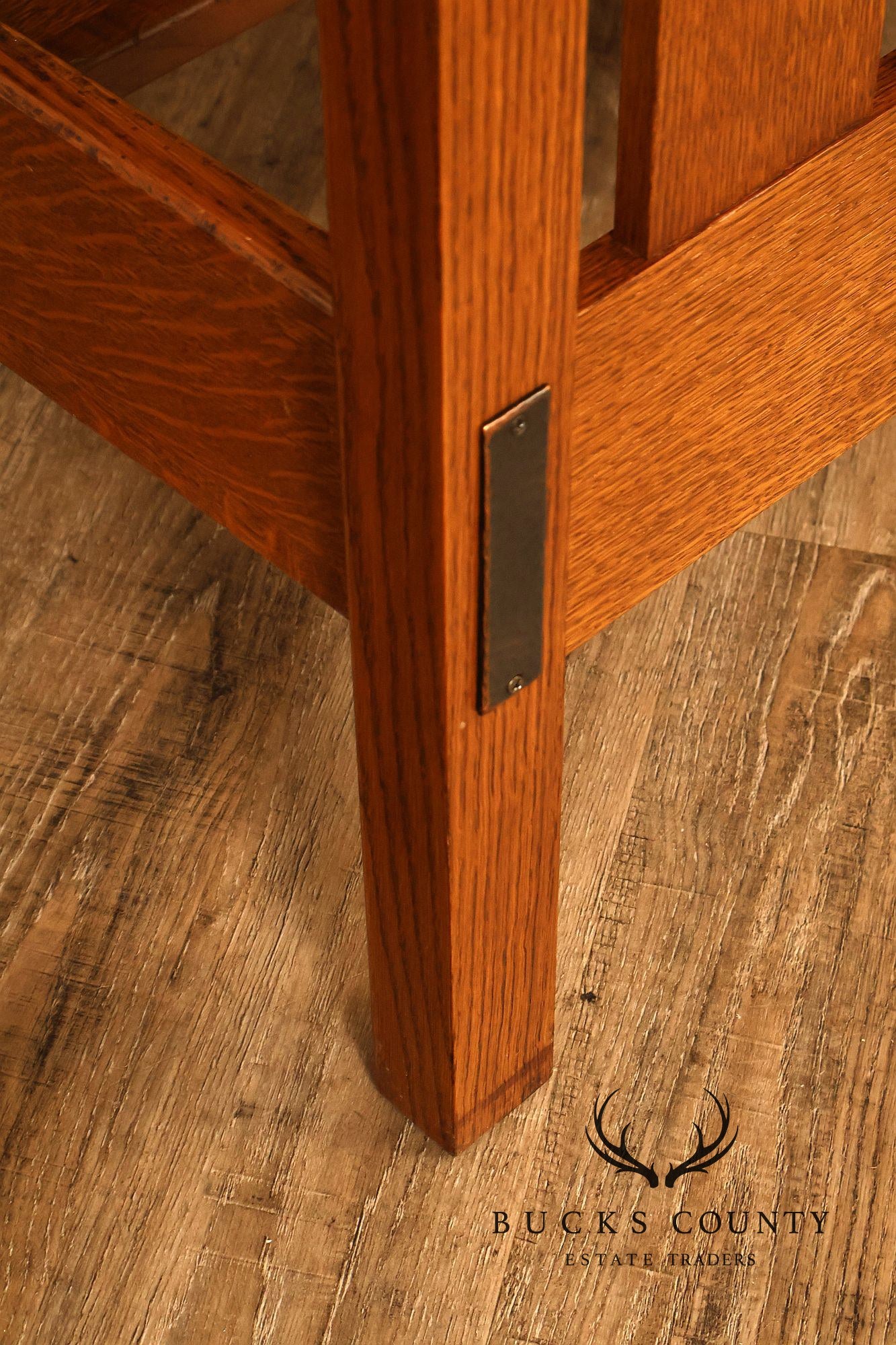 Stickley Mission Collection Oak Twin Over Twin Bunk Bed