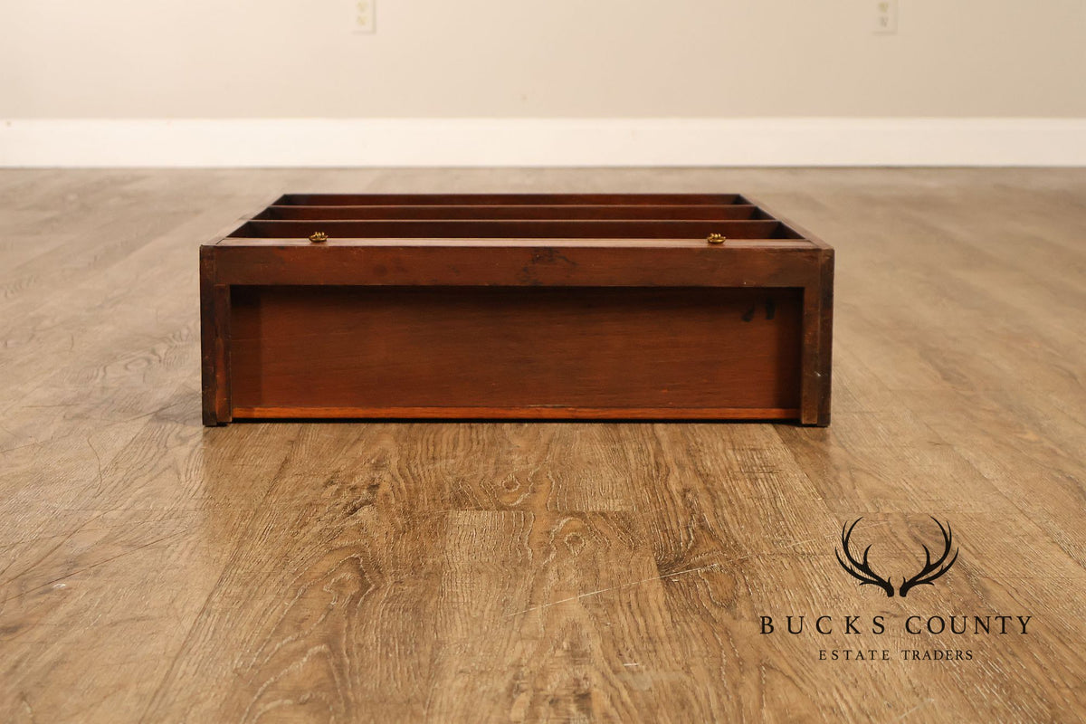 Kittinger Williamsburg Adaptation Mahogany Hanging Wall Shelf