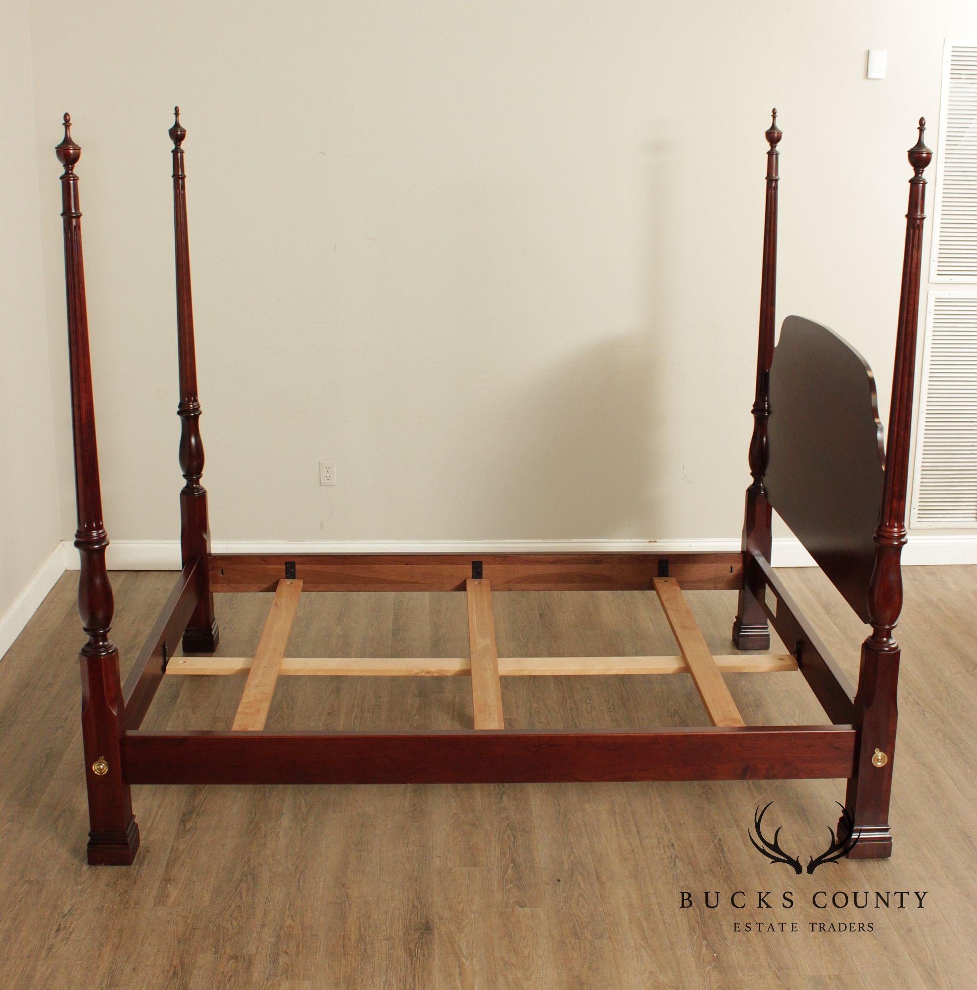 Stickley Cherry Queen Poster Bed