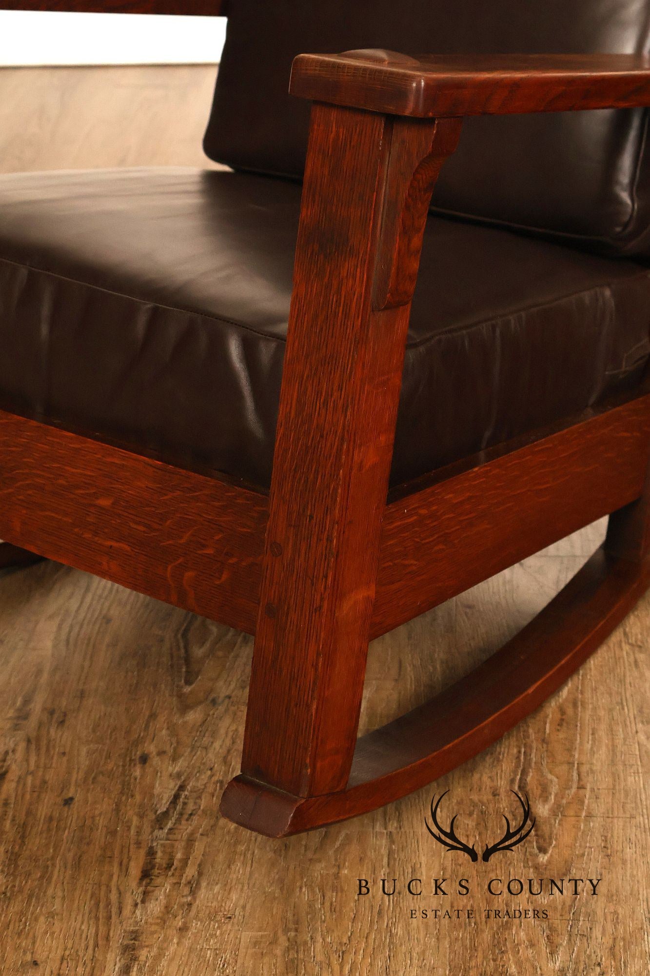 Limbert Antique Arts and Crafts Mission Oak Rocker