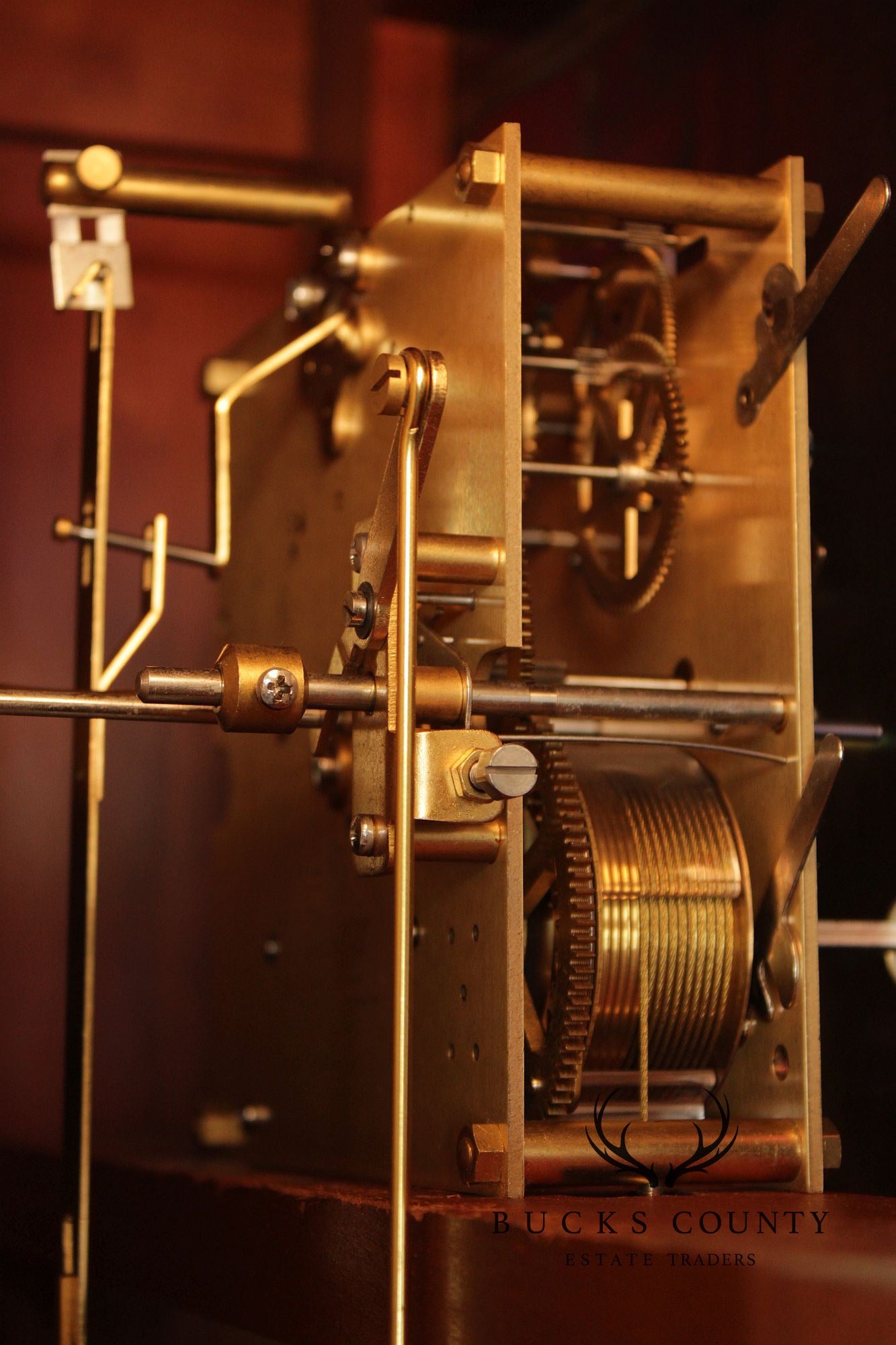 Stickley Mission Collection Cherry Tall Case Clock