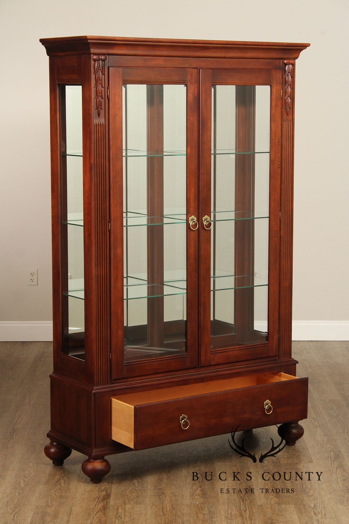 Ethan Allen British Classics Collection China Display Cabinet