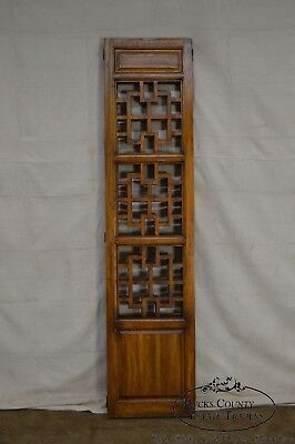 Mid Century Vintage Asian Style 3 Panel Room Divider Folding Screen