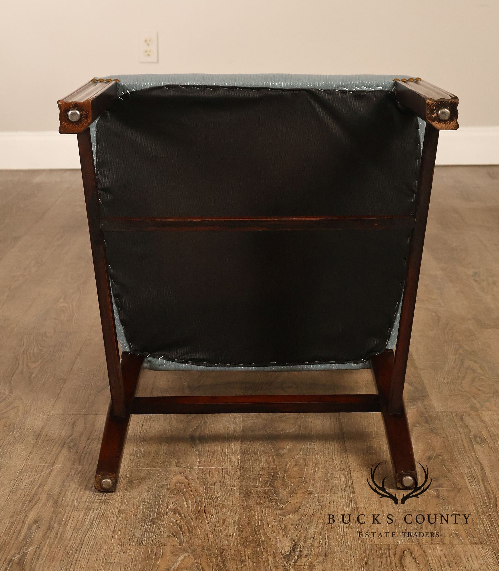 1940's Chippendale Style Set Of Six Mahogany Ladder Back Dining Chairs