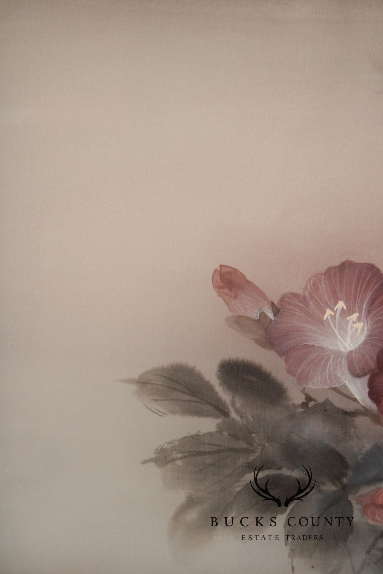 Lena Liu Chinese Pair of Bird and Flower Paintings on Silk