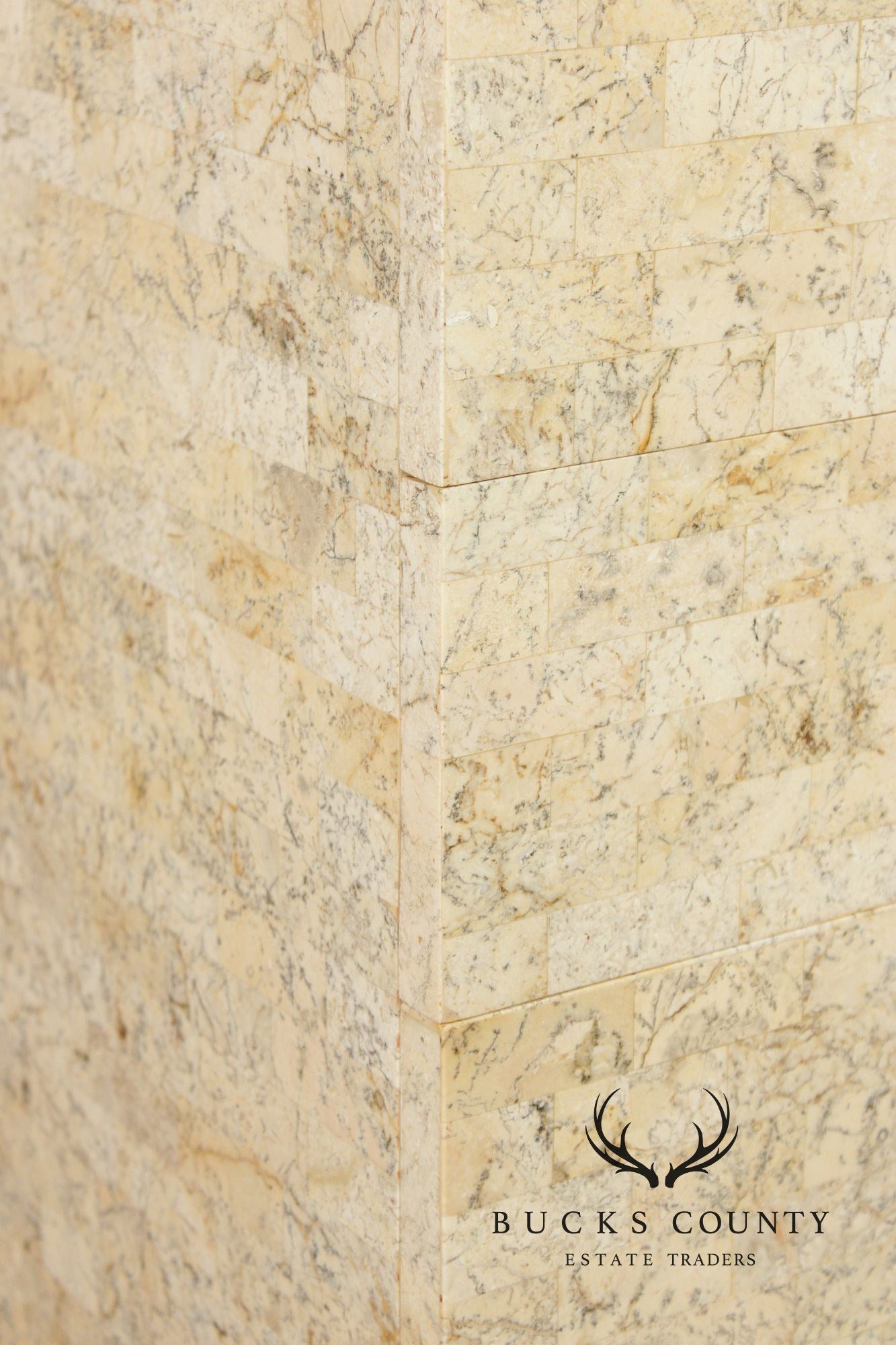 Maitland Smith Tessellated Marble Tall Chest