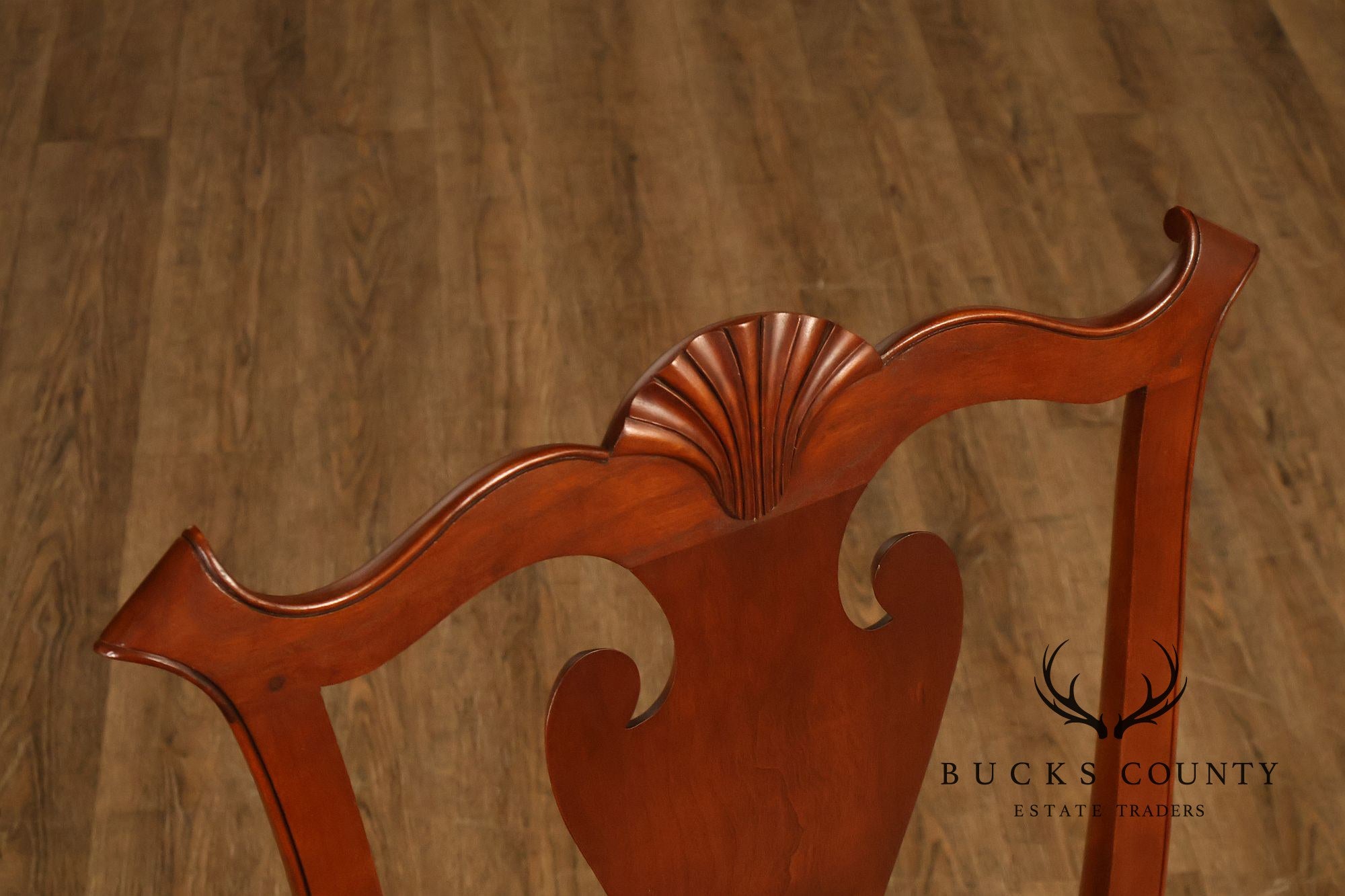 Irion Company Queen Anne Style Cherry Dining Chairs Set Of Six