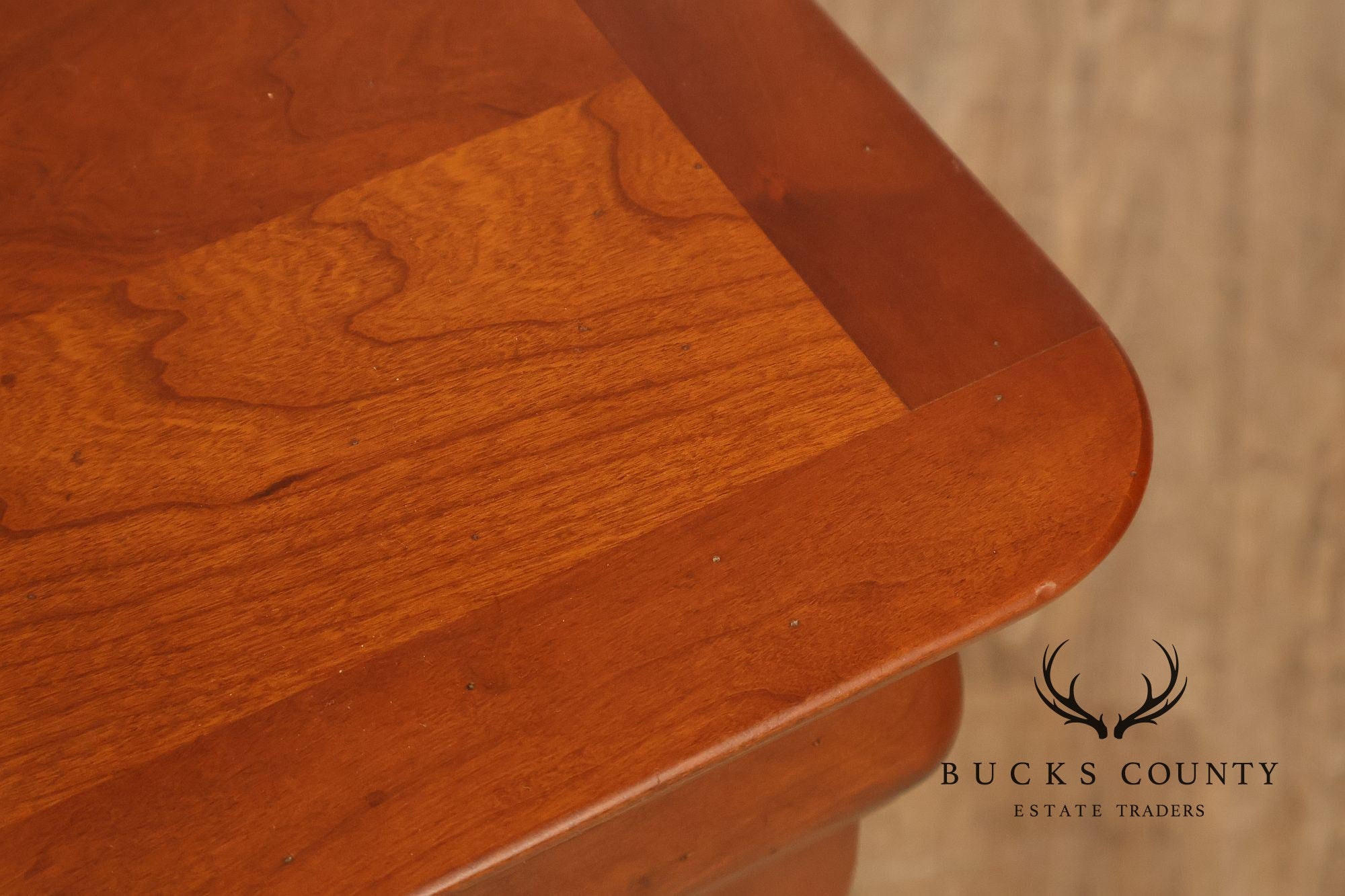 French  Louis Philippe Style Pair Of Cherry Nightstands