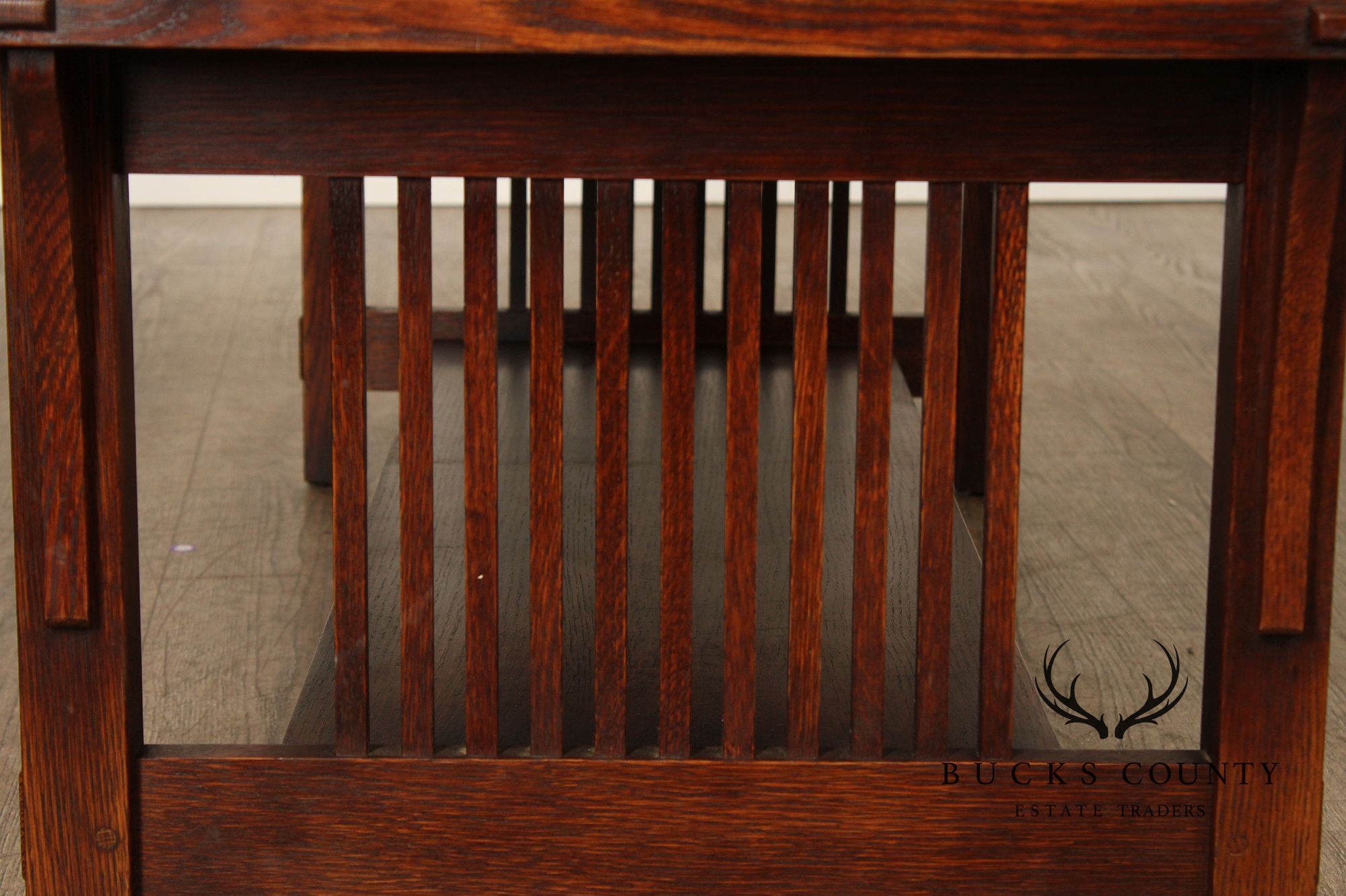 Stickley Mission Collection Oak Tile Top Cocktail Table