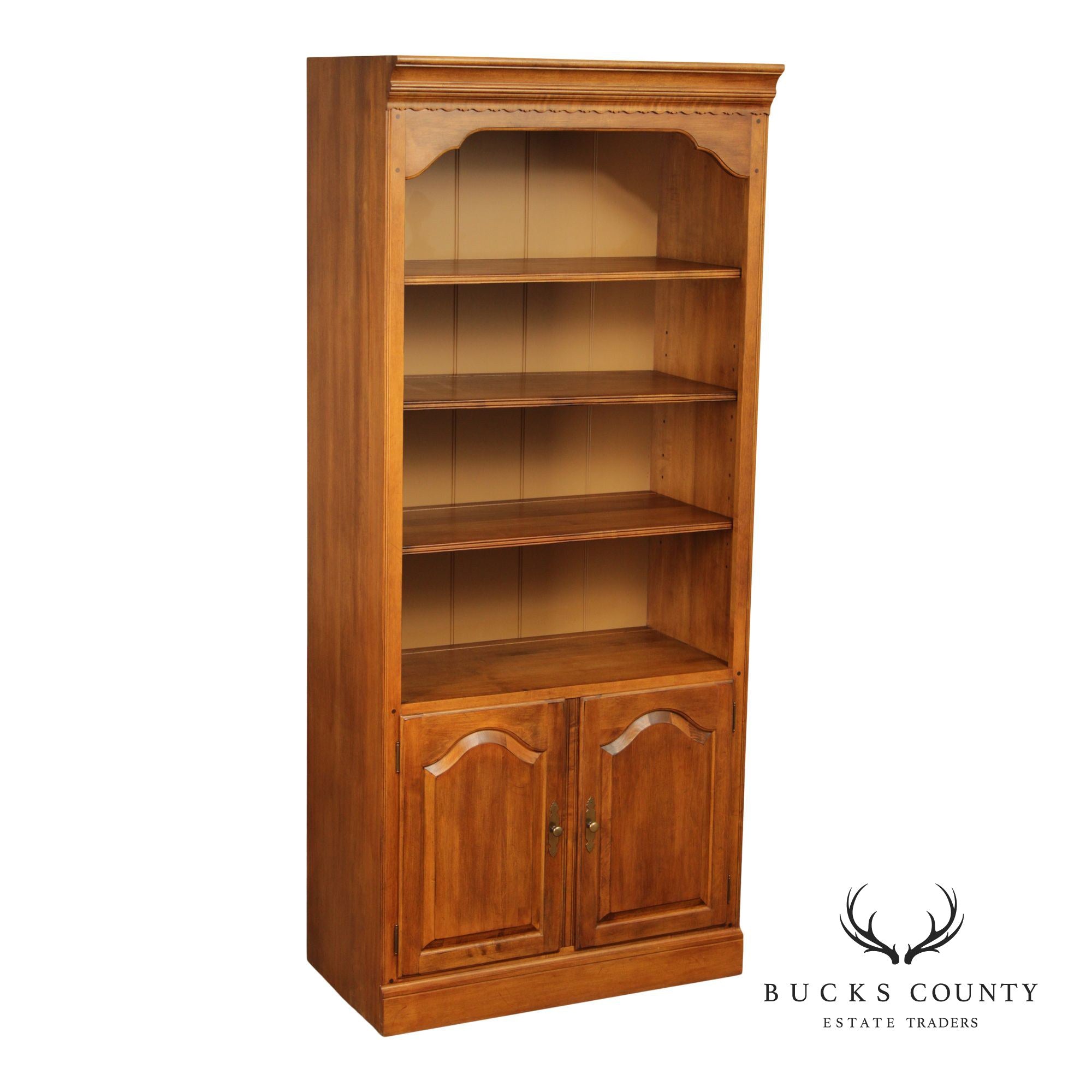 Ethan Allen 1776 Collection Traditional Maple Bookcase
