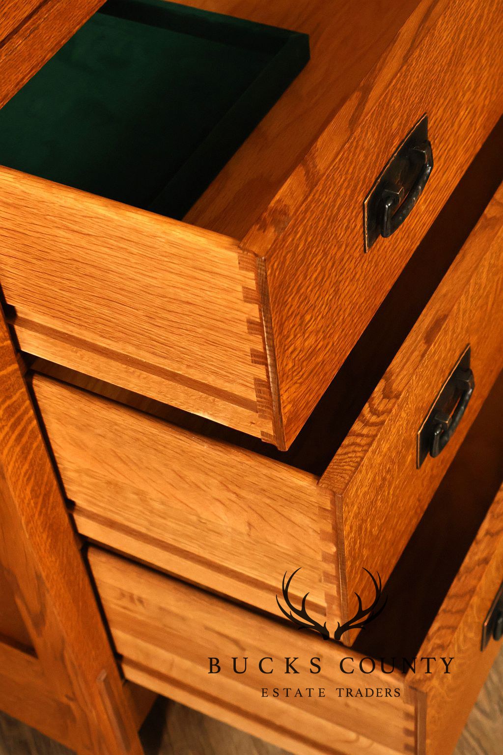 Stickley Mission Collection Oak Door Chest