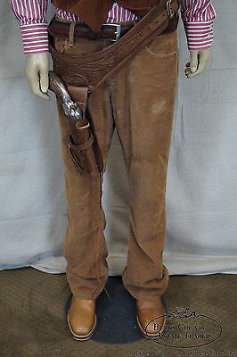 Poncho Life Size Large Display Dressed Mannequin w/ Replica Pistol